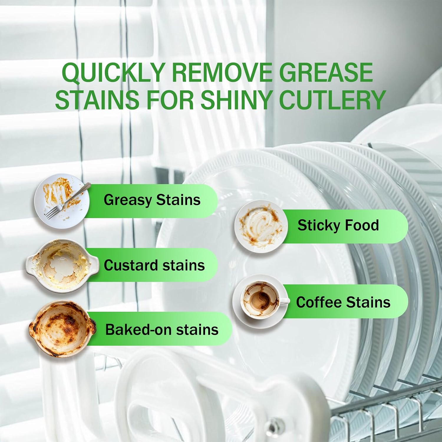 Dishwasher Detergents Sheets-100% Natural Plant-Based Eco Dishwashing Soap Solid Enzymes Grease Removal & Shiny Finish Compatible with Large & Small Dishwashers Tablets Residue-Free (Orange) image 4