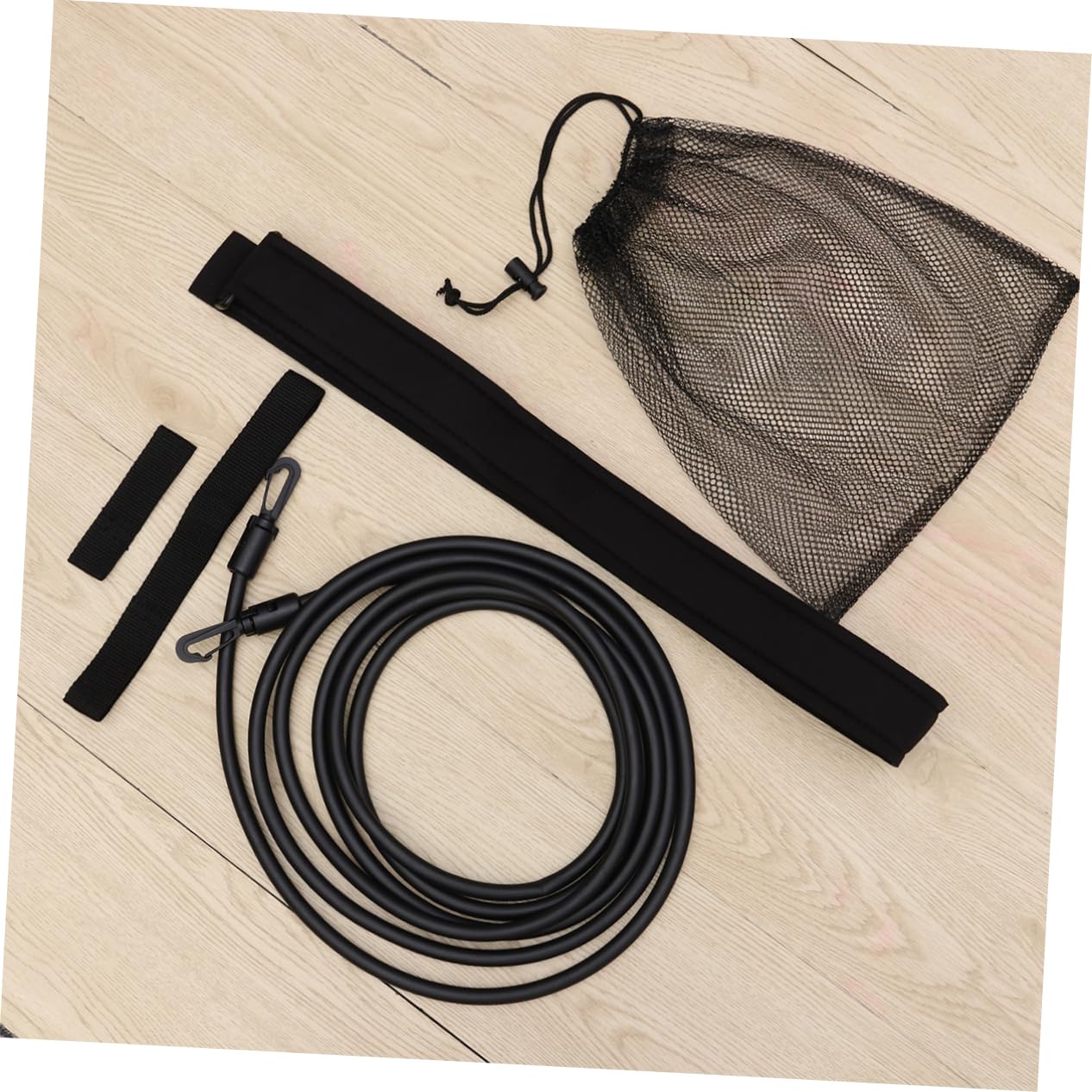 Gogogmee Elastic Resistance Band Swim Training Belt Safety Rope for Pool Exercises Enhance Your Workout