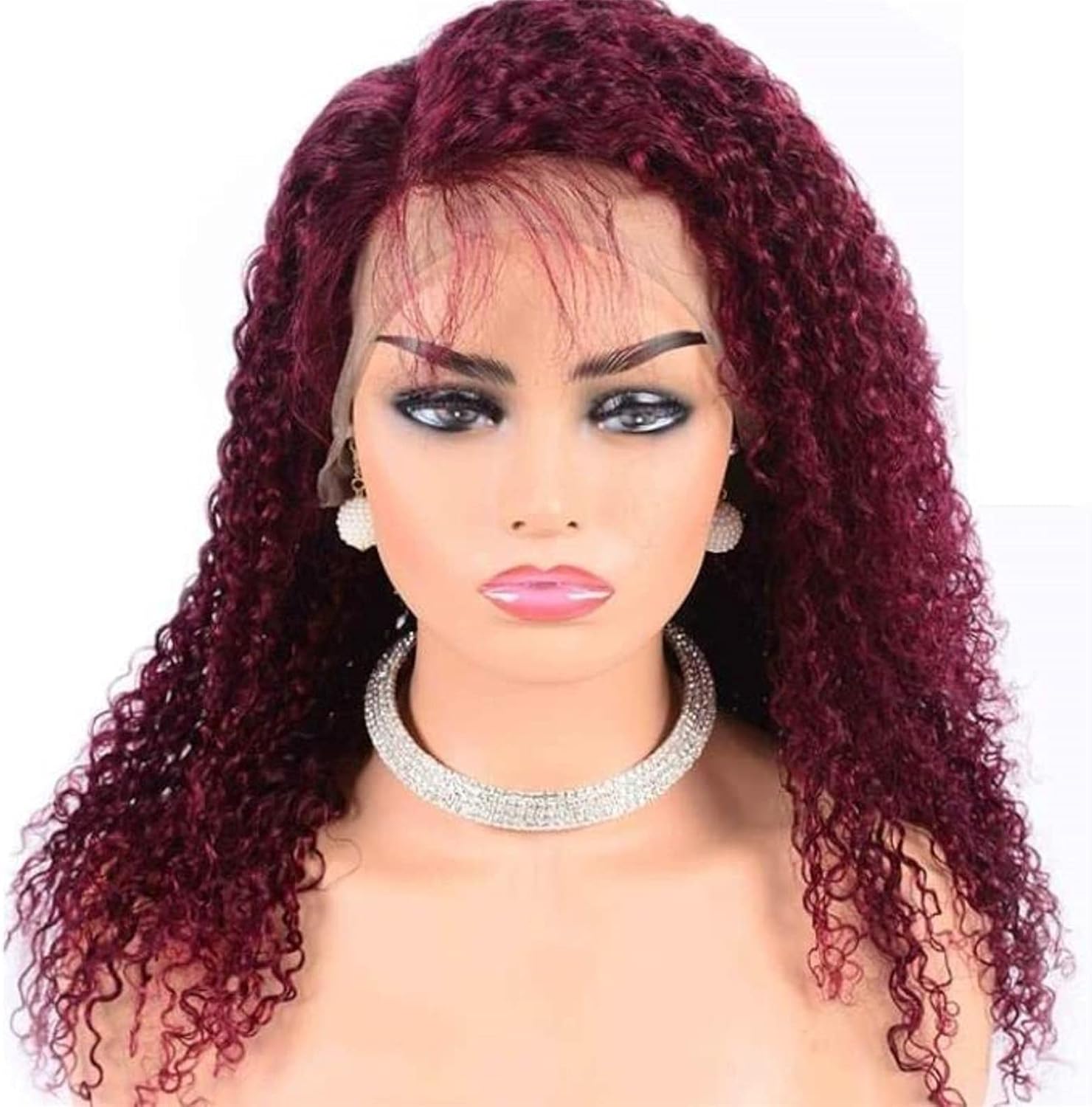 かつら ブルゴーニュカラー13x4レースフロントウィッグ99jブラジルの変態カーリー人間の髪の毛のかつら密度150 Color 今季も再入荷 26 Size A Inch かつら ブルゴーニュカラー13x4レースフロントウィッグ99jブラジルの変態カーリー人間の髪の毛のかつら密度150 Color 今季も再入荷 26 Size A Inch