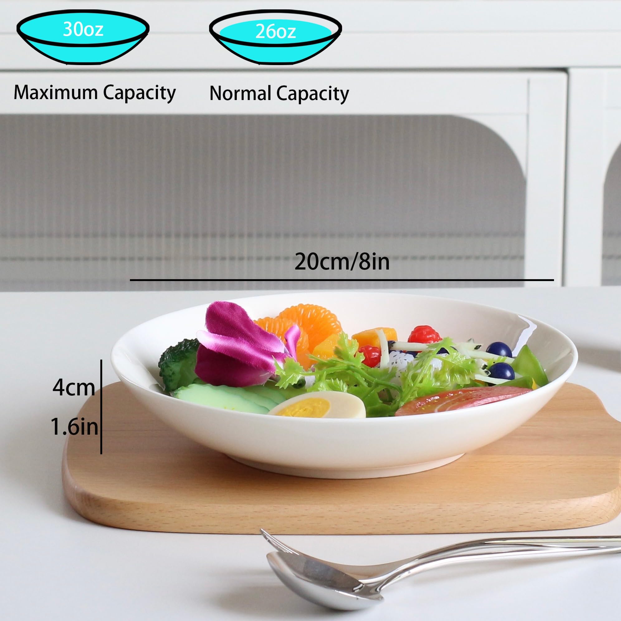 Tuxton China BPD-0524 Mini Pasta Bowl, 1 oz., 5-1/4