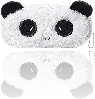 KOBBET Soft Fur Panda Geometry Pouch Panda Storage Bag Make Up Zipper Pouch Rainbow Cute Travel Pouch Cute Pencil Pouch fo... Price In India