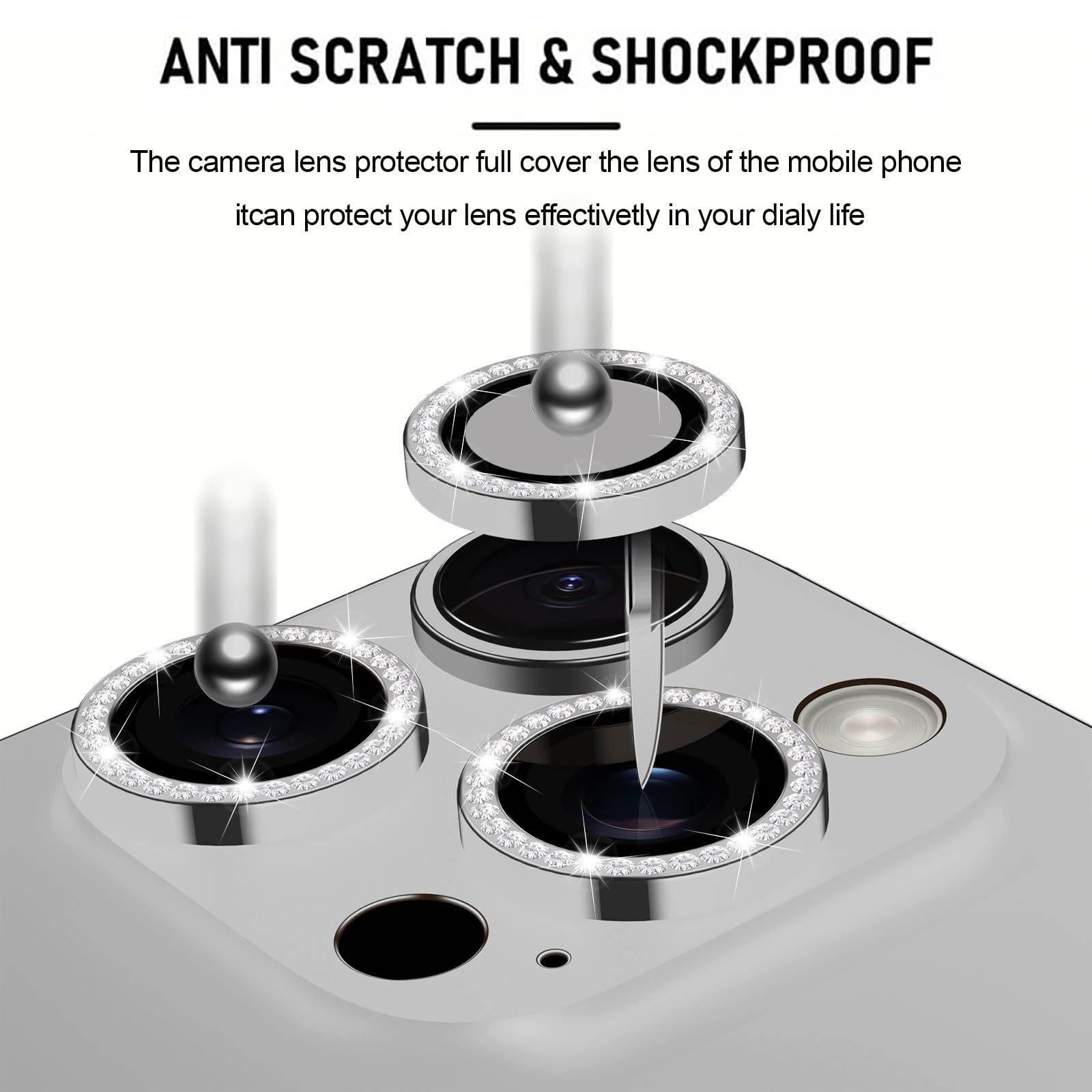 Pellicola Protettiva Per Fotocamera IPhone 16 Pro/Pro Max - Vetro Temperato 9H Anti-Graffio