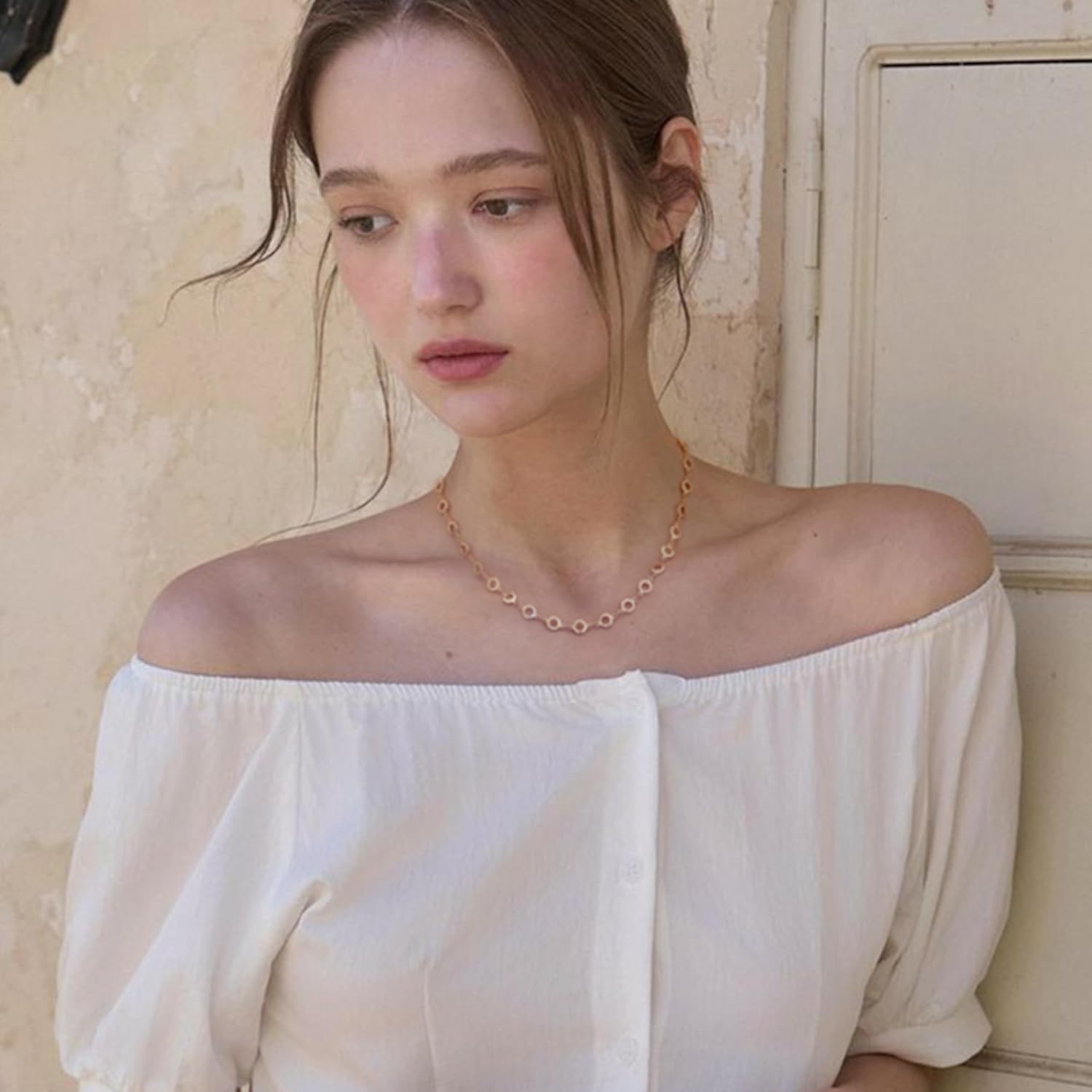 Dainty 18K Gold Plated Chunky Chain Choker for Women Handmade Jewelry - Image 6