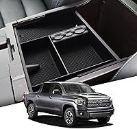 Vista 1 de Compatible con accesorios Toyota Tundra Organizador de bandeja de consola central para Tundra 2007-2020 2021, bandeja de almacenamiento secundario