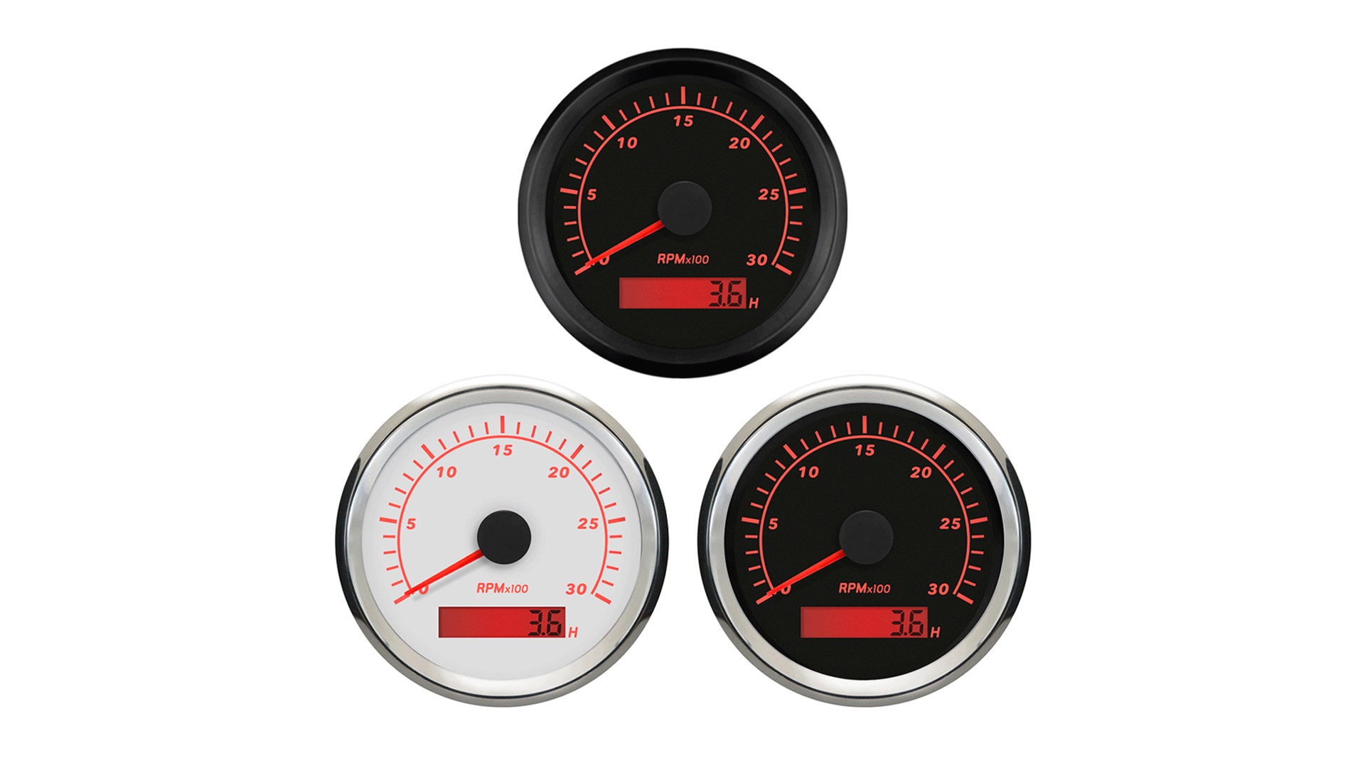 OSCULATI Contagiri Per Nautica 0-3000 RPM - Nero, Misuratore Elettromeccanico - Foto 5