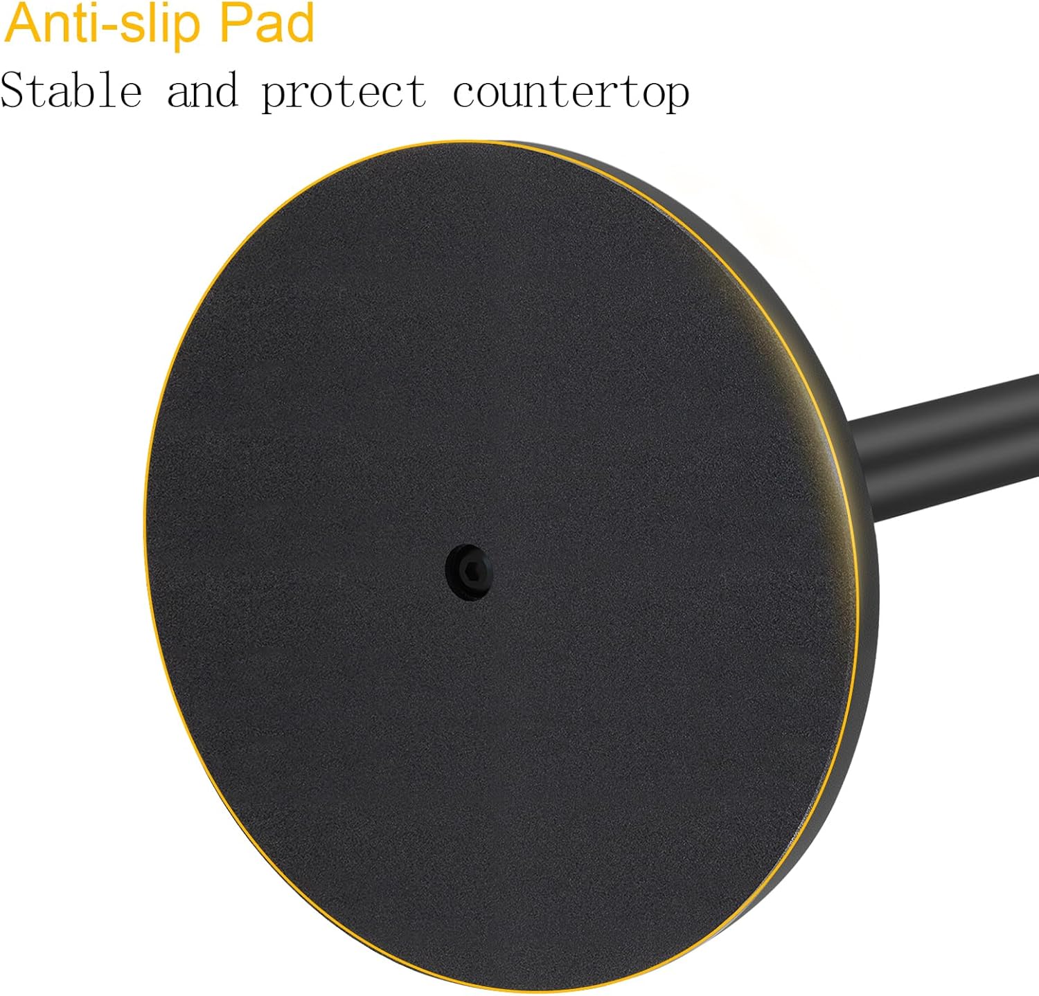 Hand Towel Holder Stand, Matte Black Standing Towel Racks for Bathroom, Stainless Steel Free Standing Towel Rack, Towel Bar Kitchen Vanity Countertops Decor - Image 6