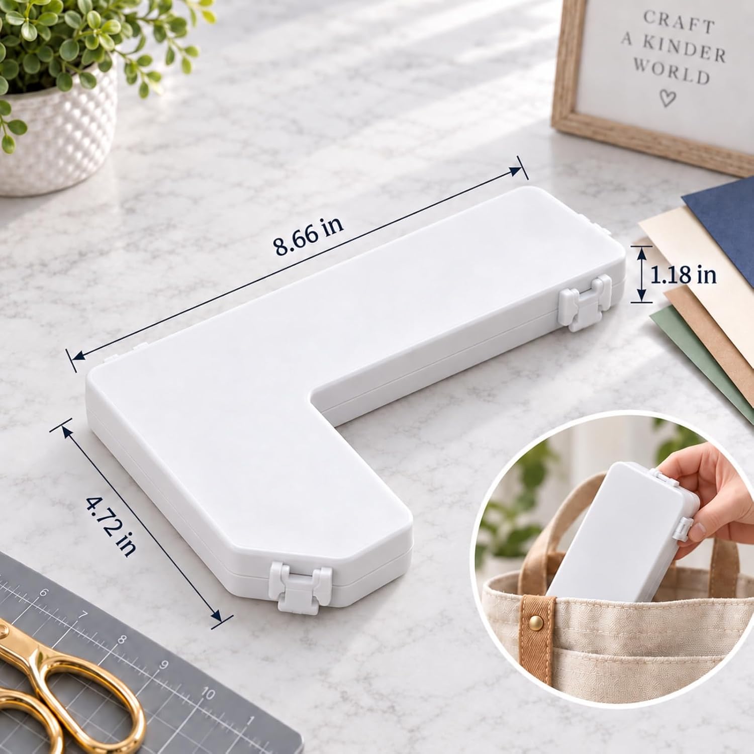 7-Piece Paper Crafting Alignment Guides for Precision Layering