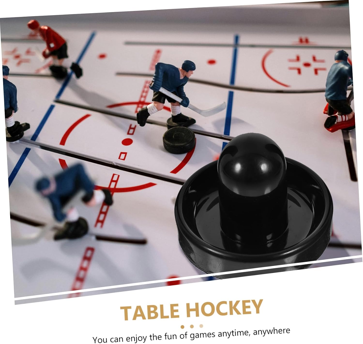 Toddmomy 1set Tabletop Ice Hockey Pucks and Paddles Kit Design for Easy Scoring Fun Game Accessories for Home Parties and Family Entertainment
