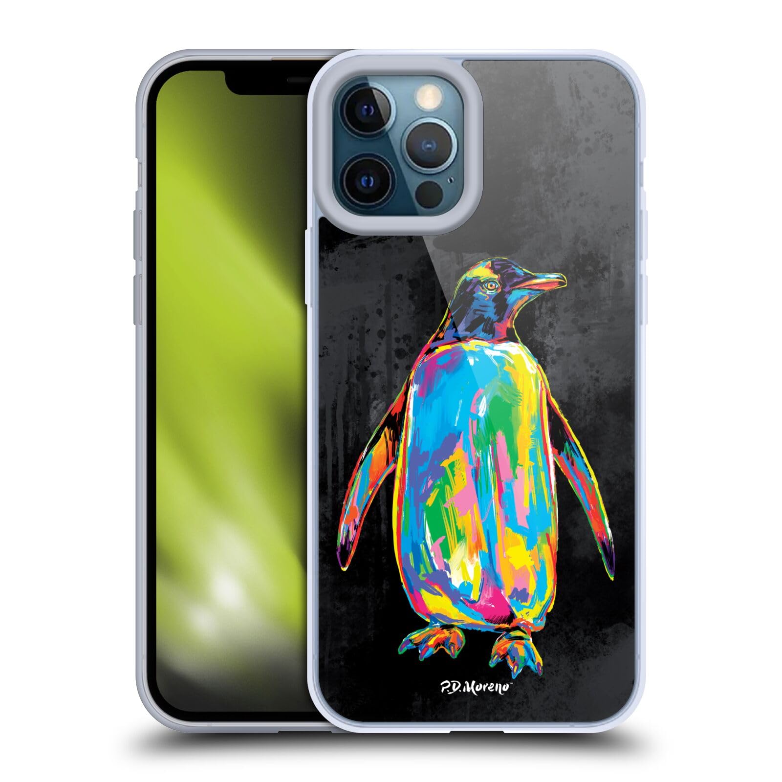 Carcasa iPhone 12 Pro Max pingüino navideño suave para evitar arañazos 7