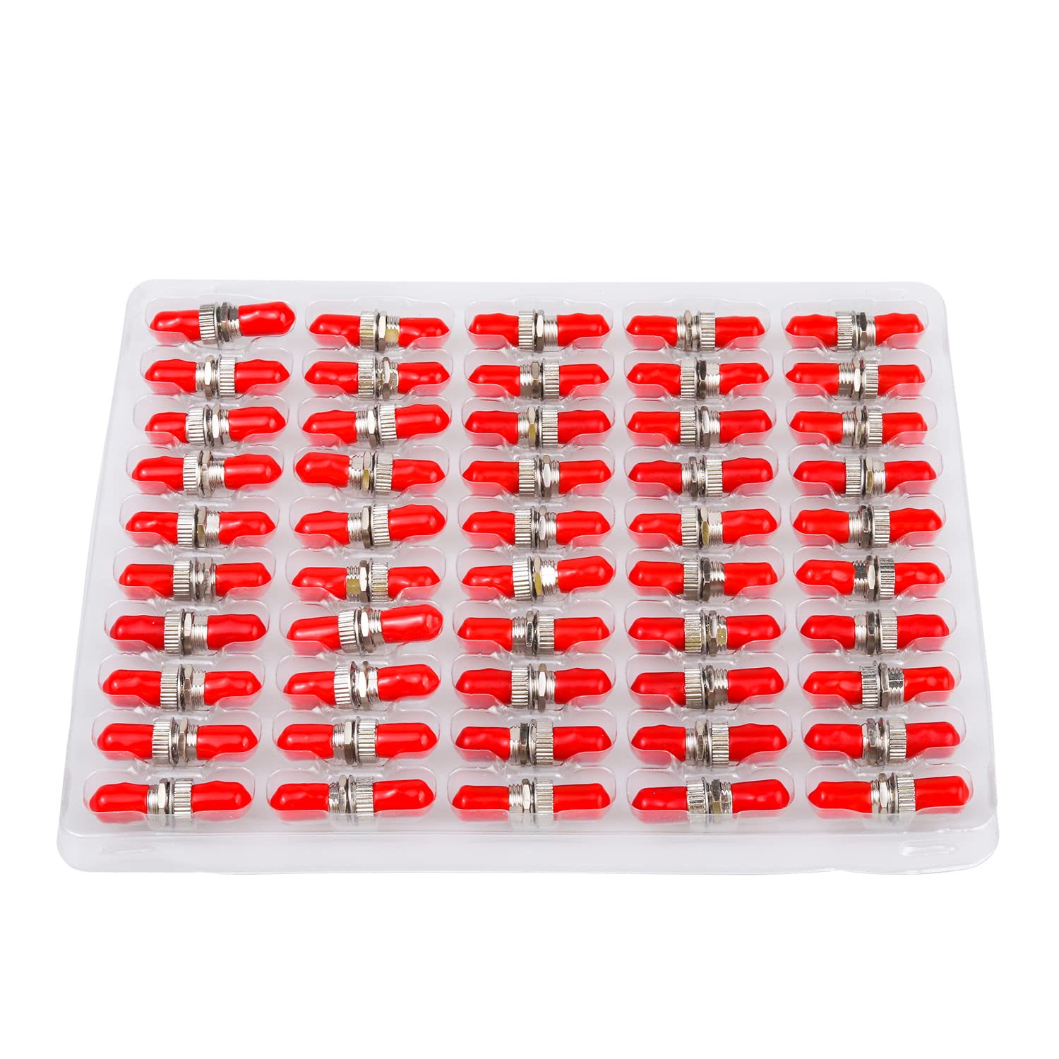 Lot de 50 coupleurs de fibre optique ST vers ST - Simplex monomode multimode
