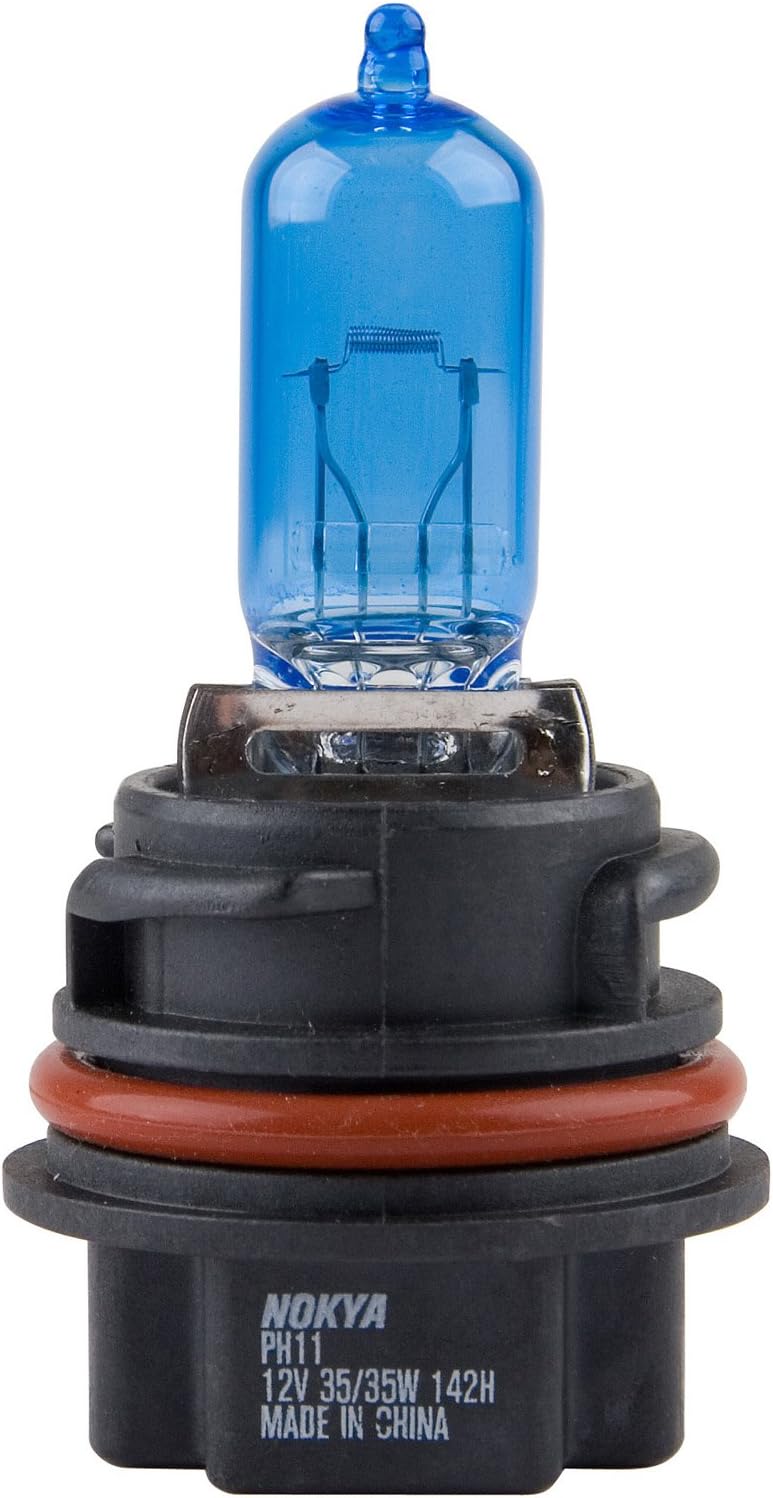 Nokya Head light Fog light Lamp Halogen Replacement Upgrade (Two Bulbs) 7000K Arctic White Stage One S1 Plug and Play (PH11 35/35W)