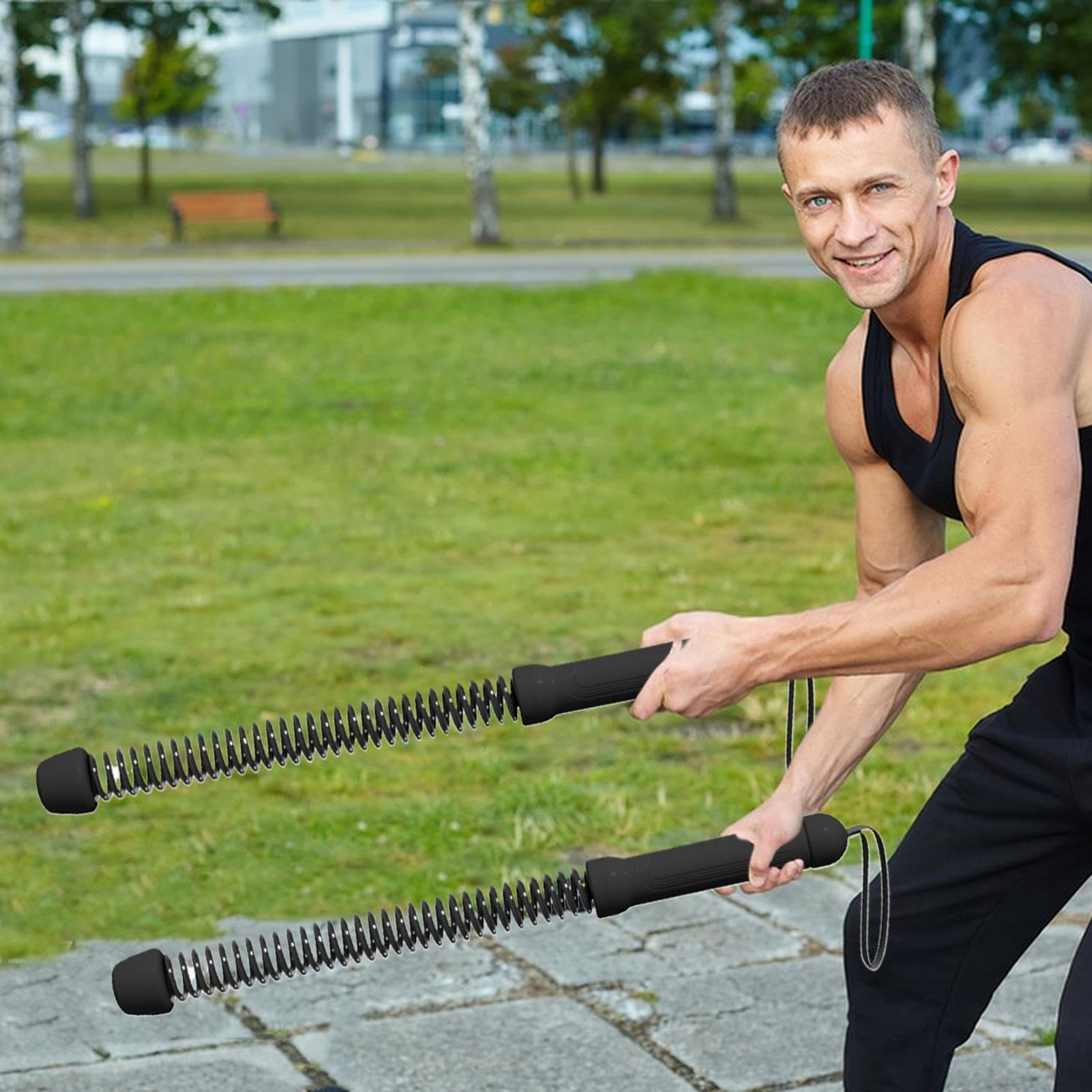 Corde Da Allenamento Per Esercizi Intensi E Fitness Corde Elastiche con | Attrezzatura Per Allenamento Di E Costruzione Muscolare Per Principianti Fitness Palestra E Casa