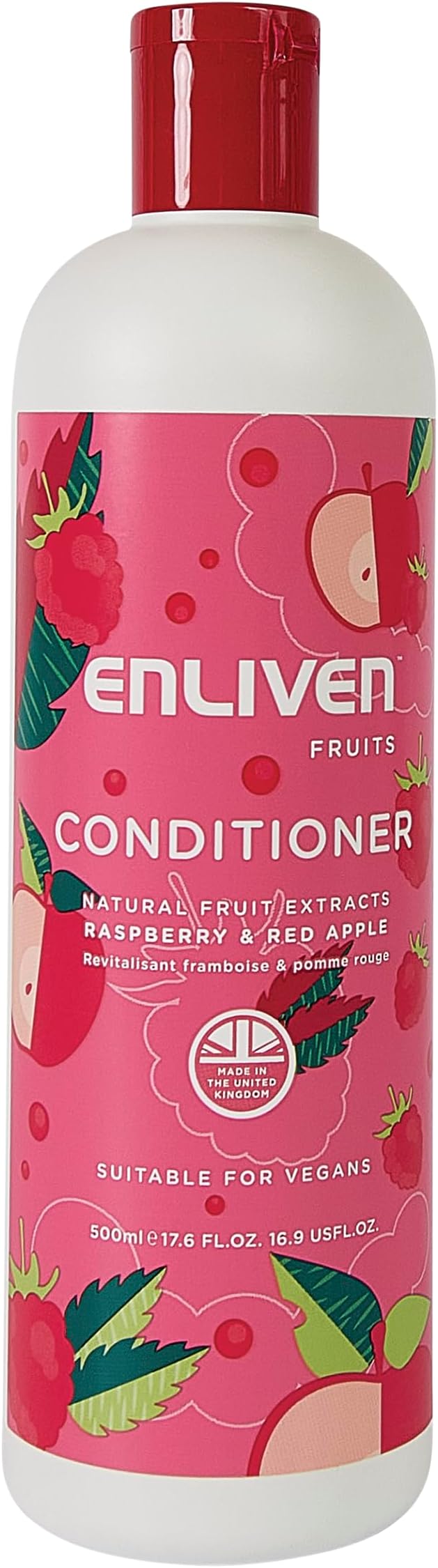 Enliven Fruit Extracts Conditioner 500ml Raspberry & Red Apple