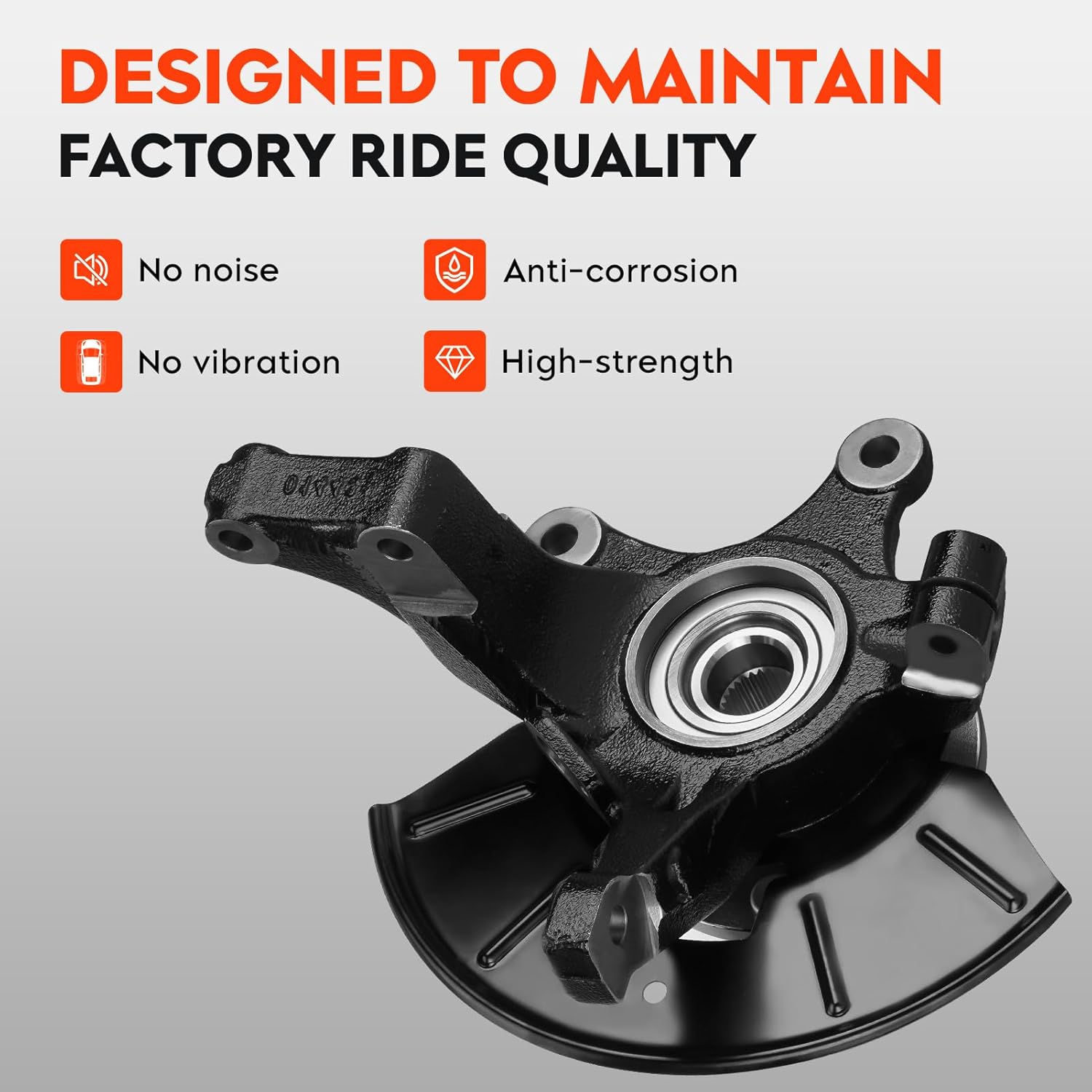 Front Steering Knuckle & Wheel Bearing Hub Assembly for Ford Escape 2005-2012, Mazda Tribute 2005-2011, Mercury Mariner 2005-2011, 698-404 698-405 698404 698405 LK015 LK016, Left Side and Right Side