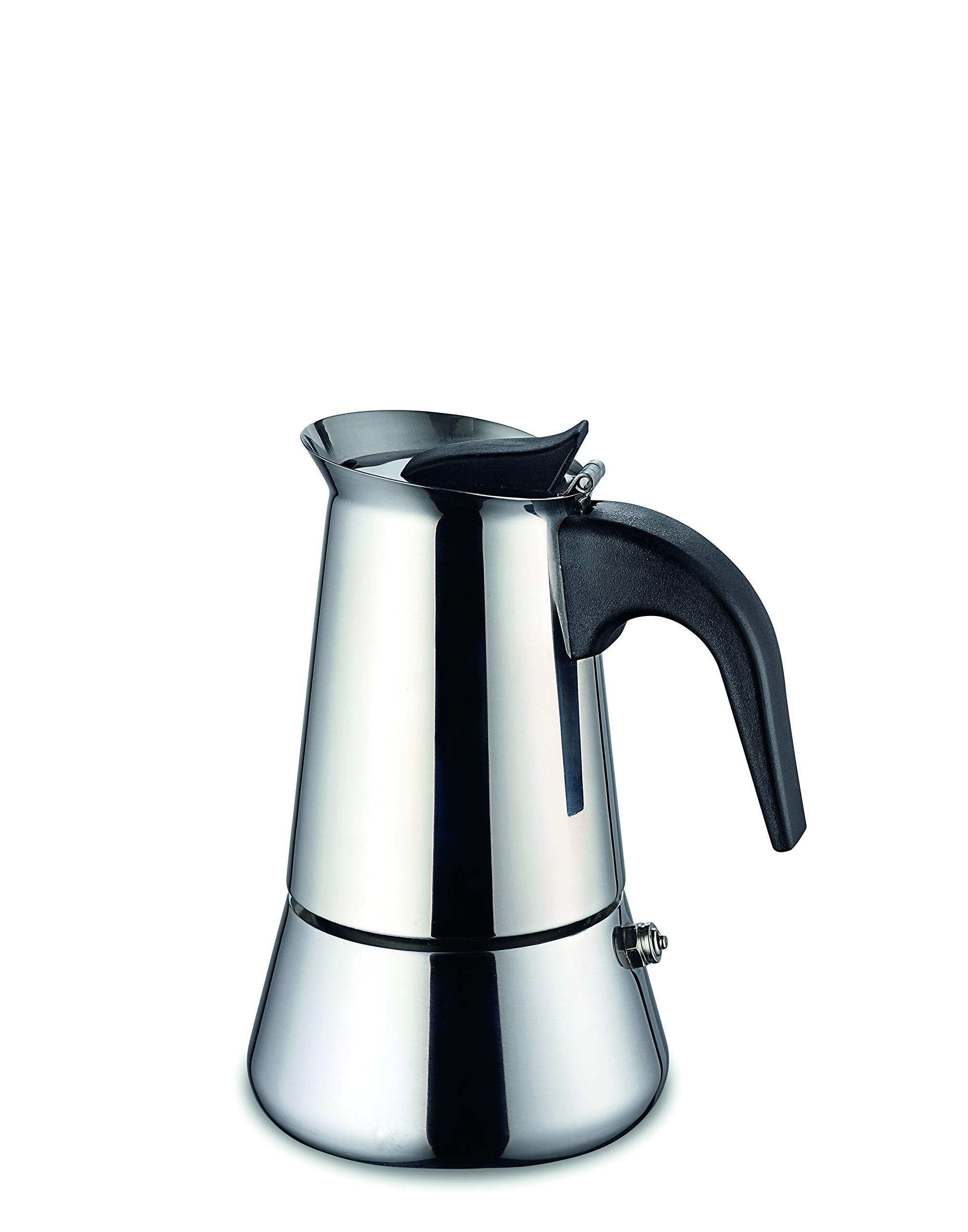 Weis 16972, machine à espresso, 2 tasses, acier inoxydable argenté