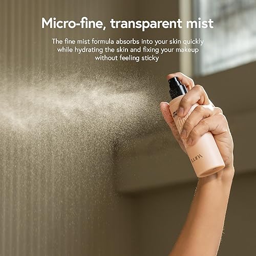 Miniatura 3 de LUNA - Spray fijador de larga duración de 3.3 onzas líquidas, sin peso con niebla microfina, acabado natural, fórmula que no se seca para todo tipo