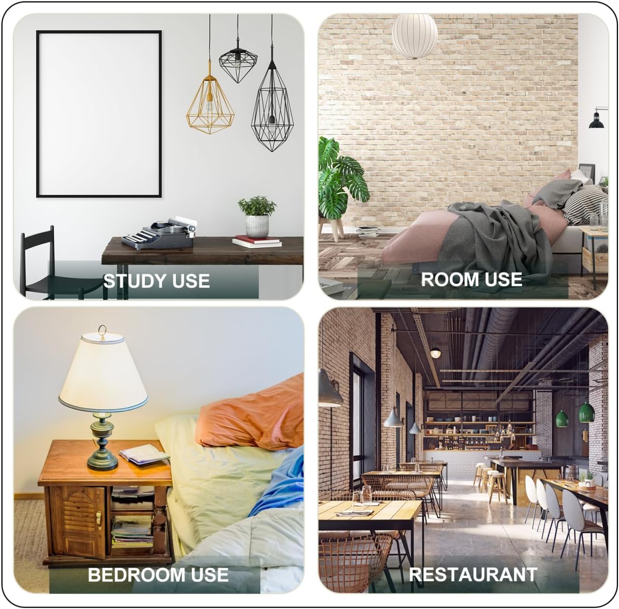 Small Lamp Shade - Clip On Bulb Lampshade Fabric Mini Fitter Replacement for Chandelier Table Floor Wall, 5x5x3 Inch, White