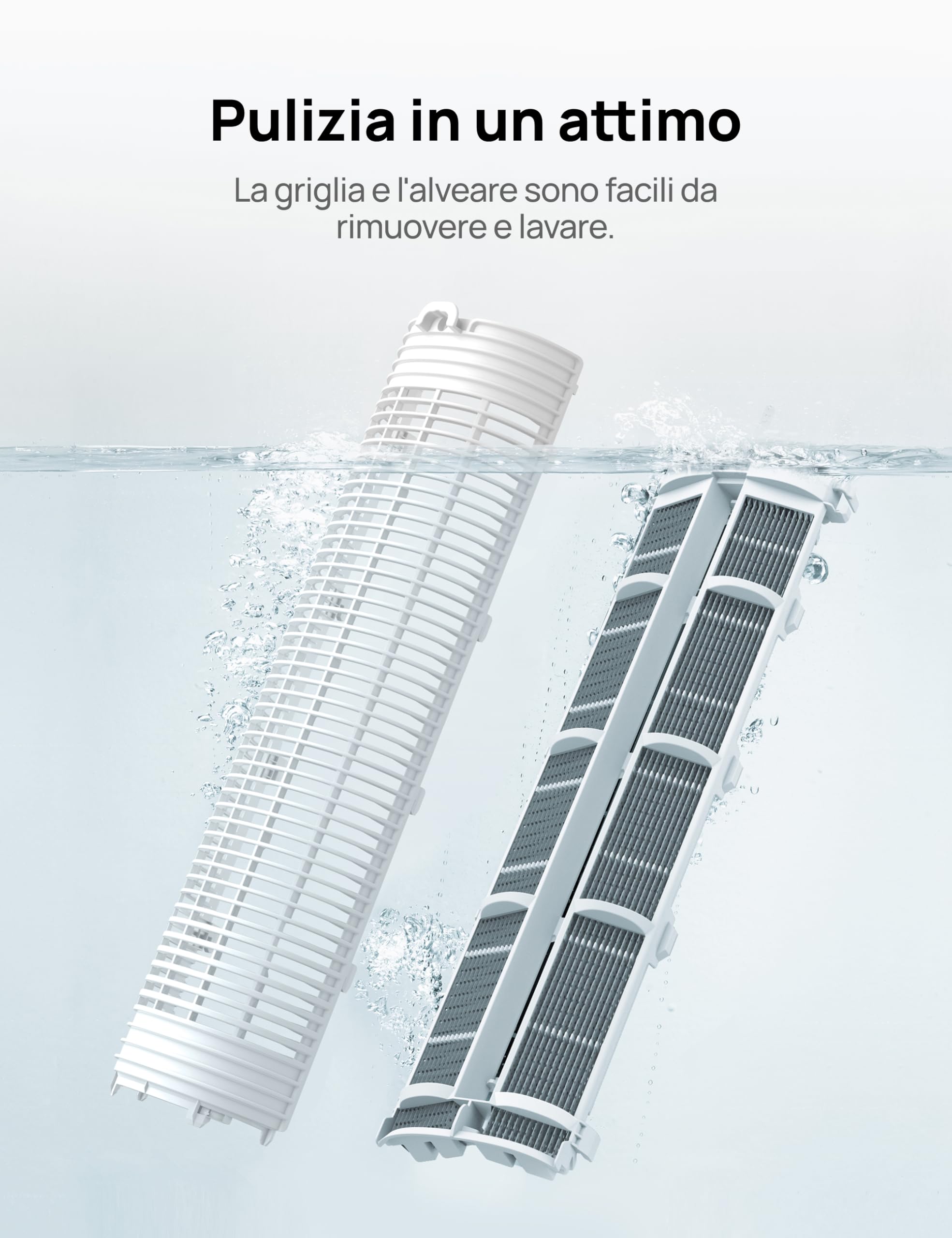 DREO Ventilatore a Torre con Raffrescamento, ventilatore silenzioso con raffreddamento ad acqua, raffrescatore evaporativo 40 pollici, oscillazione 80°, 3 modalità, 4 velocità, telecomando