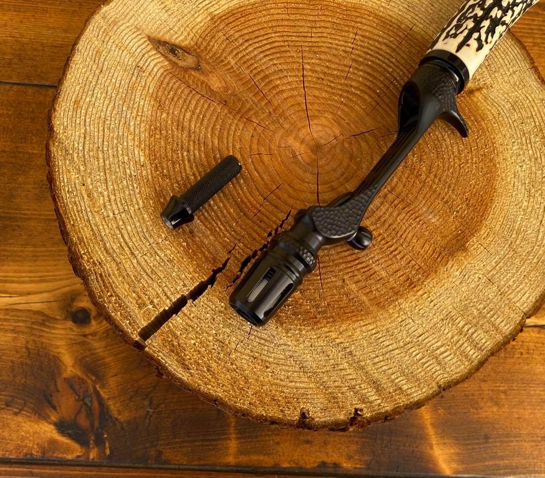 ガングリップ 鹿の角グリップ ロッドビルディング トラウト 渓流