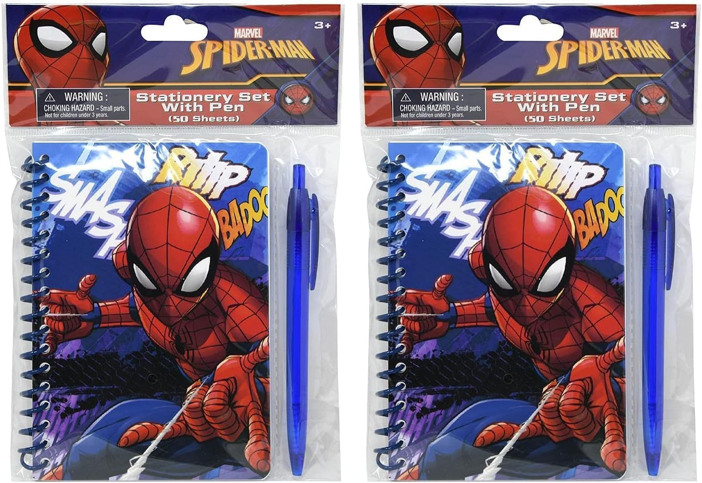 Spiderman "Movie " Spiral Notebook with Pen in Poly image 2