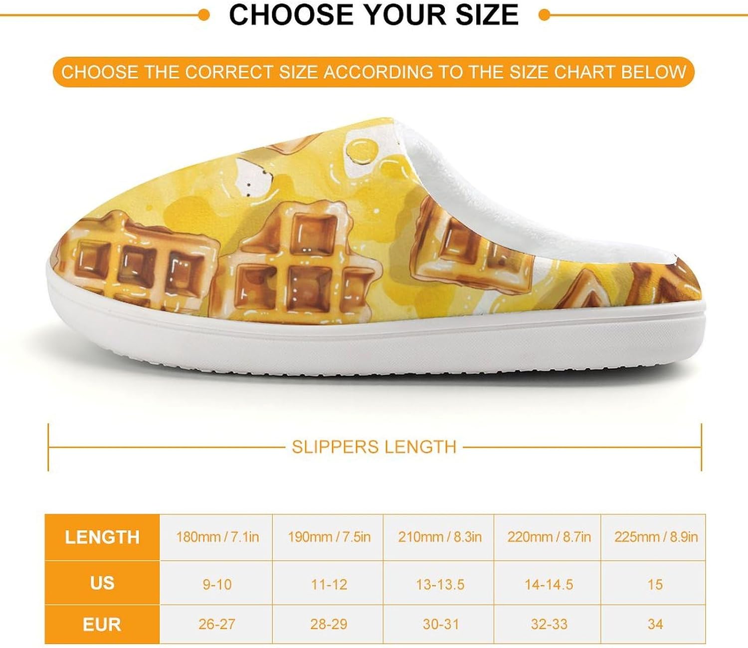 Food Honey Cute Cotton Slippers Anti-slip House Shoe Slipper Indoor Outdoor