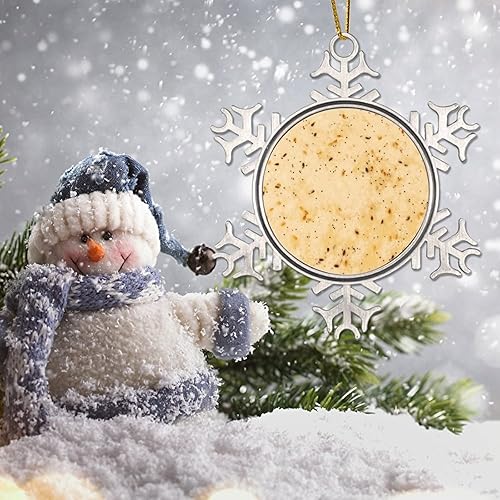 Miniatura 5 de Adorno colgante de tortilla mexicana de Navidad, adorno de copo de nieve de Navidad, decoración de cocina, tortillas de comida, burrito, copo de