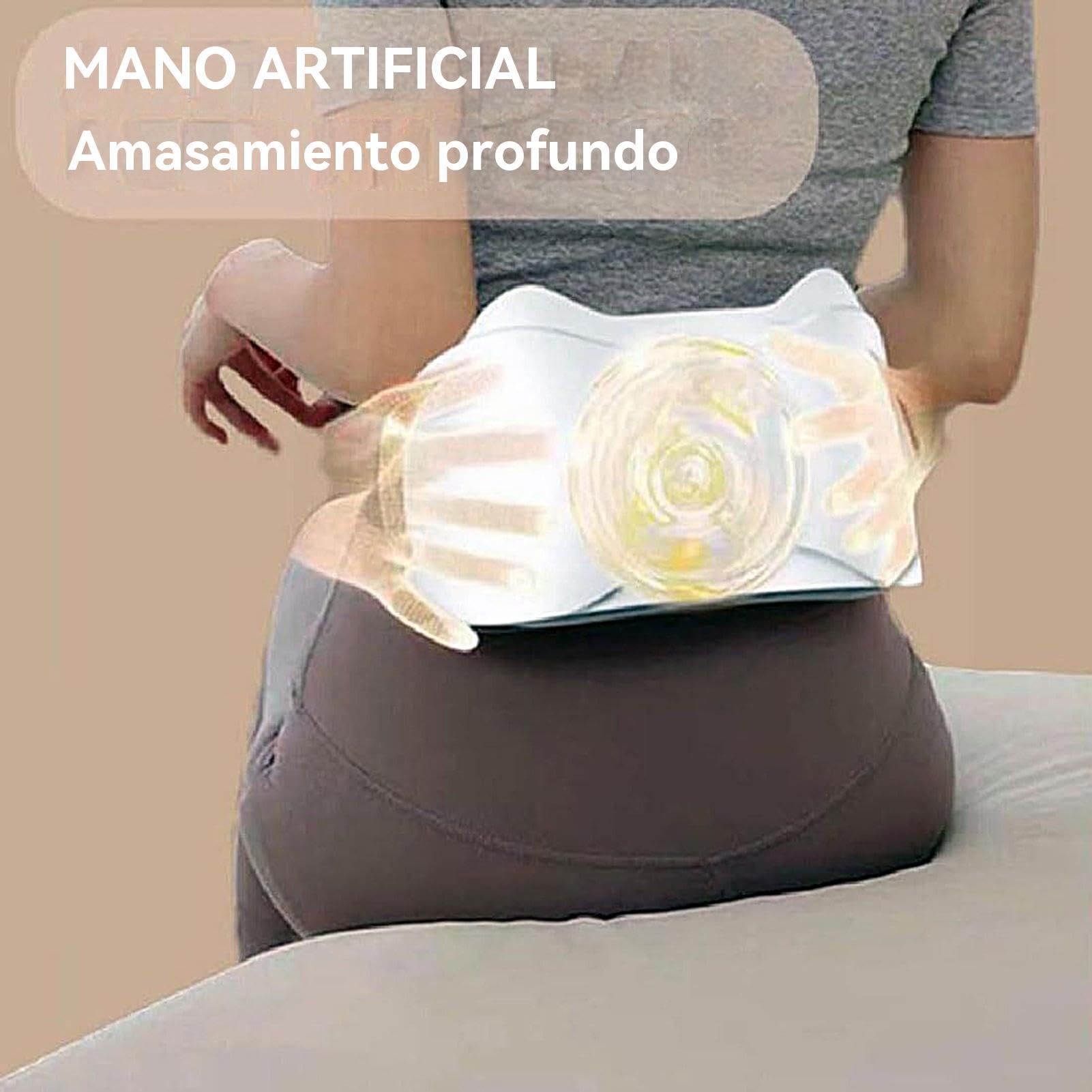 Genérico Máquina Quema Grasa - Masajeador Abdominal Eléctrico | Aparato Portátil Pérdida Peso | 3 Modos Recargable Tejido Profundo | para Hogar Gimnasio Recuperación Adelgazamiento | 25x14x7cm 900g