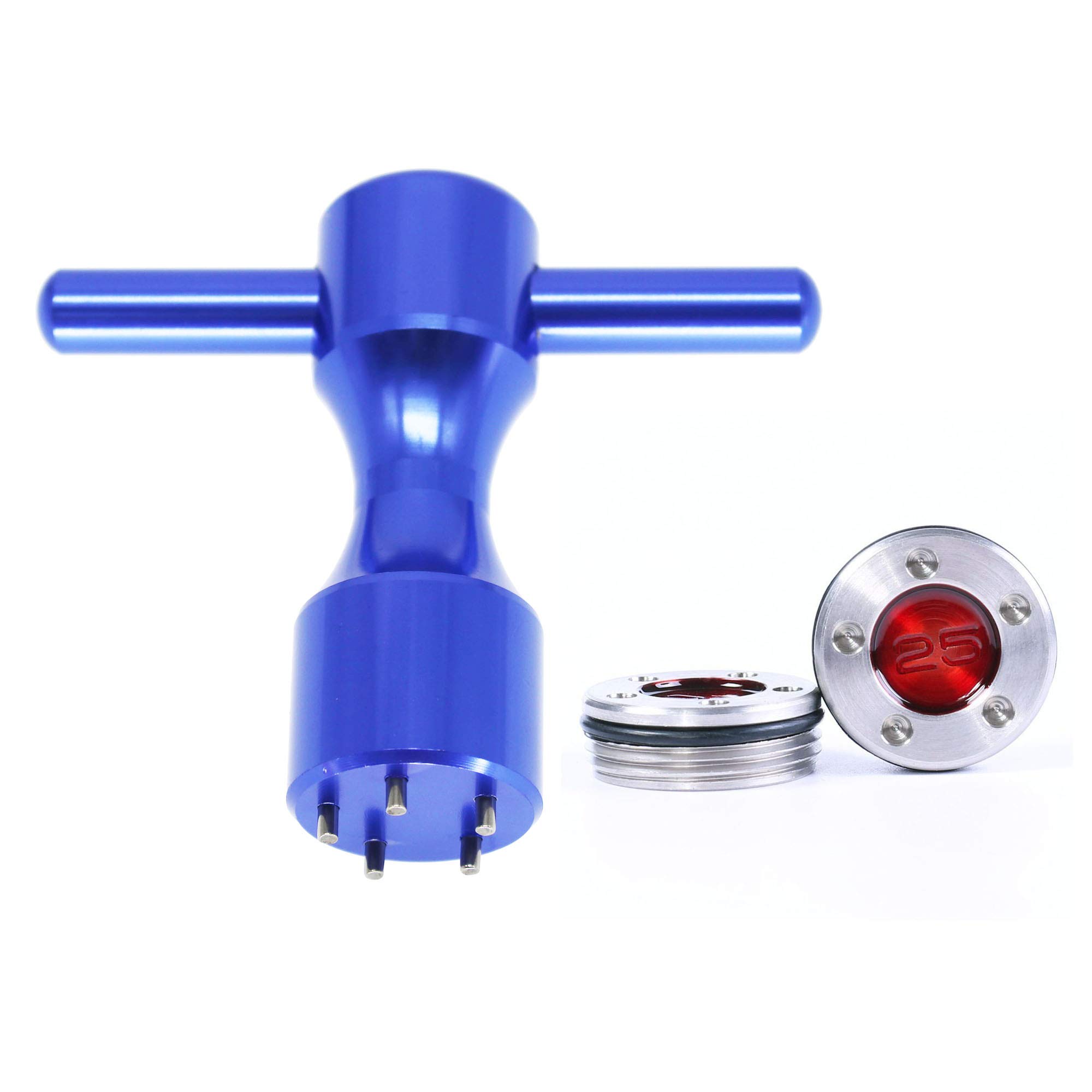 HISTAR 2 pesi da golf personalizzati da 25 g + chiave blu per putter Titleist Scotty Cameron