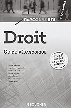 Download Parcours Droit BTS 1re et 2e années Guide pédagogique PDF