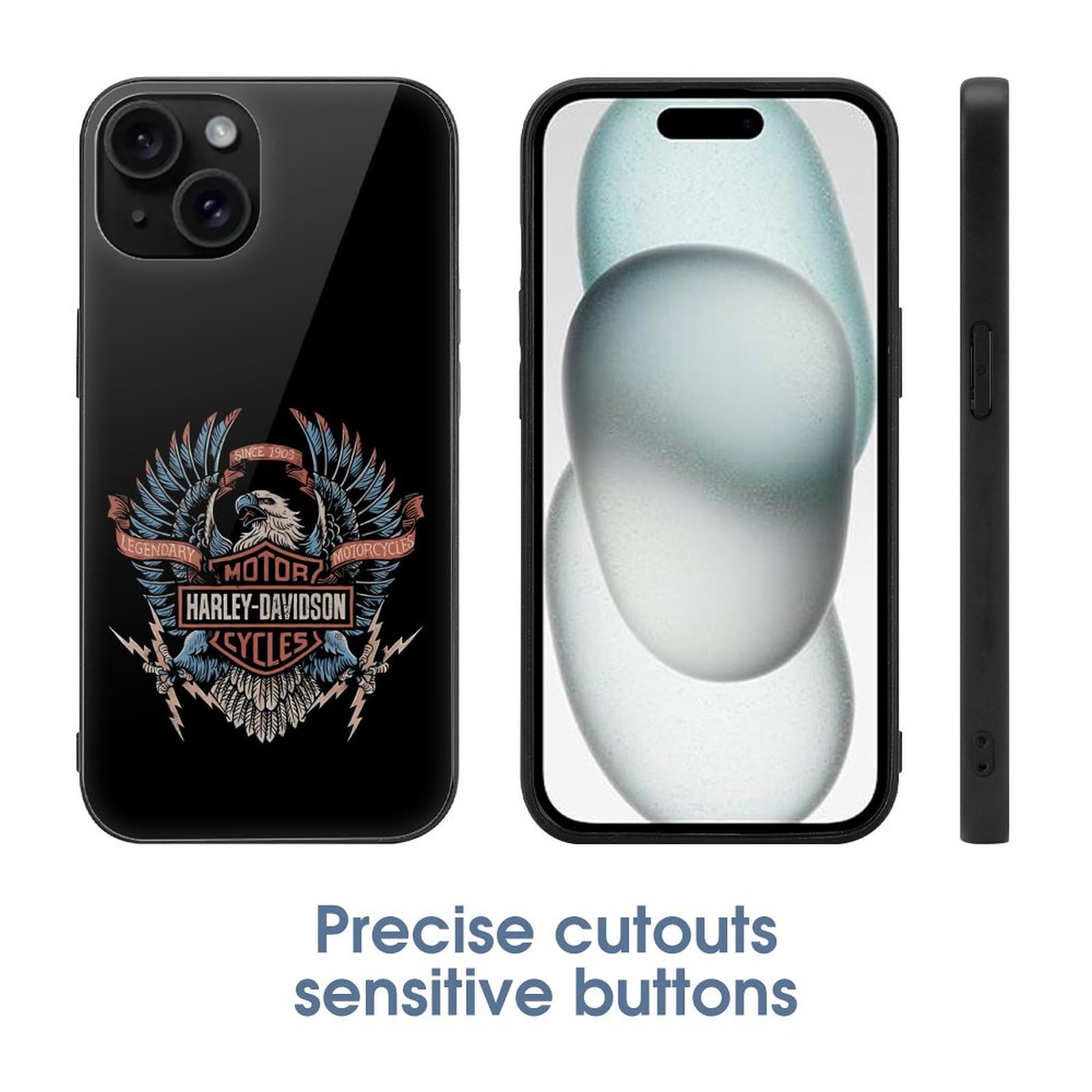 Amazon.co.jp: iPhone 15ケース ハーレーダビッドソン iPhone 15カバー