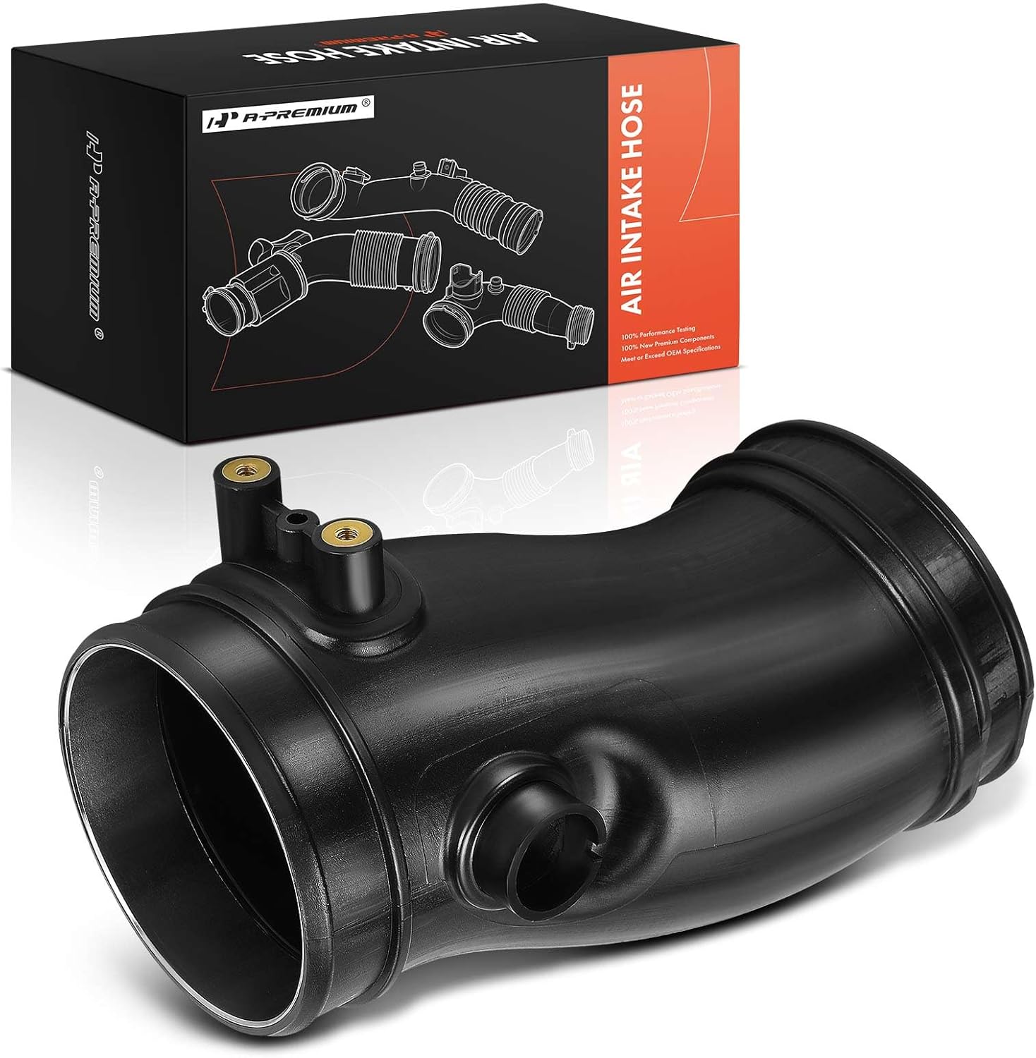 A-Premium Engine Air Cleaner Intake Hose Compatible with Ford F-250/F-350/F-450/F-550 Super Duty 2003-2007, E-350/E-450 Super Duty 2004-2007, Excursion 2003-2005, 6.0L, Diesel