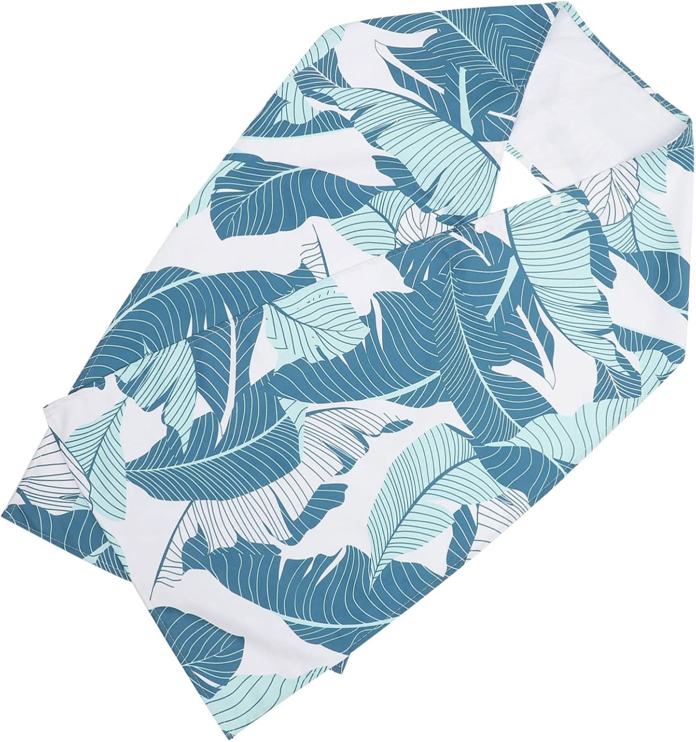 Elderly Eating Bib Cloth Dining Scarf Pattern Washable Bib for Adults Men Women
