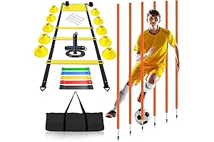 Soccer Agility Training Poles Equipment