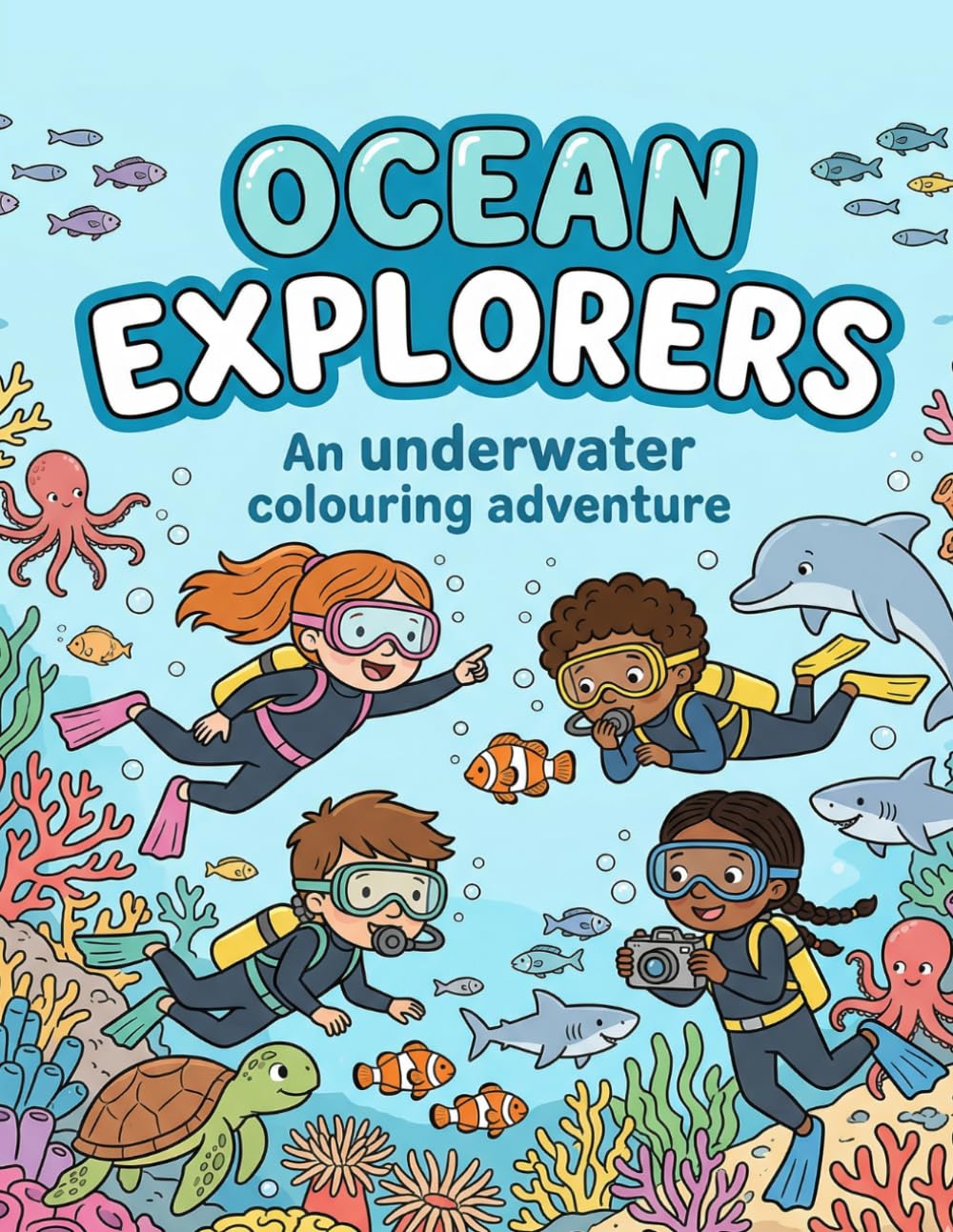 Ocean Explorers: An Undersea Colouring Adventure