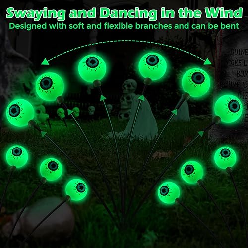 Miniatura 2 de Luces solares para exteriores, luces de luciérnaga de jardín, luces solares de jardín, decoración de hadas impermeables, luces solares para