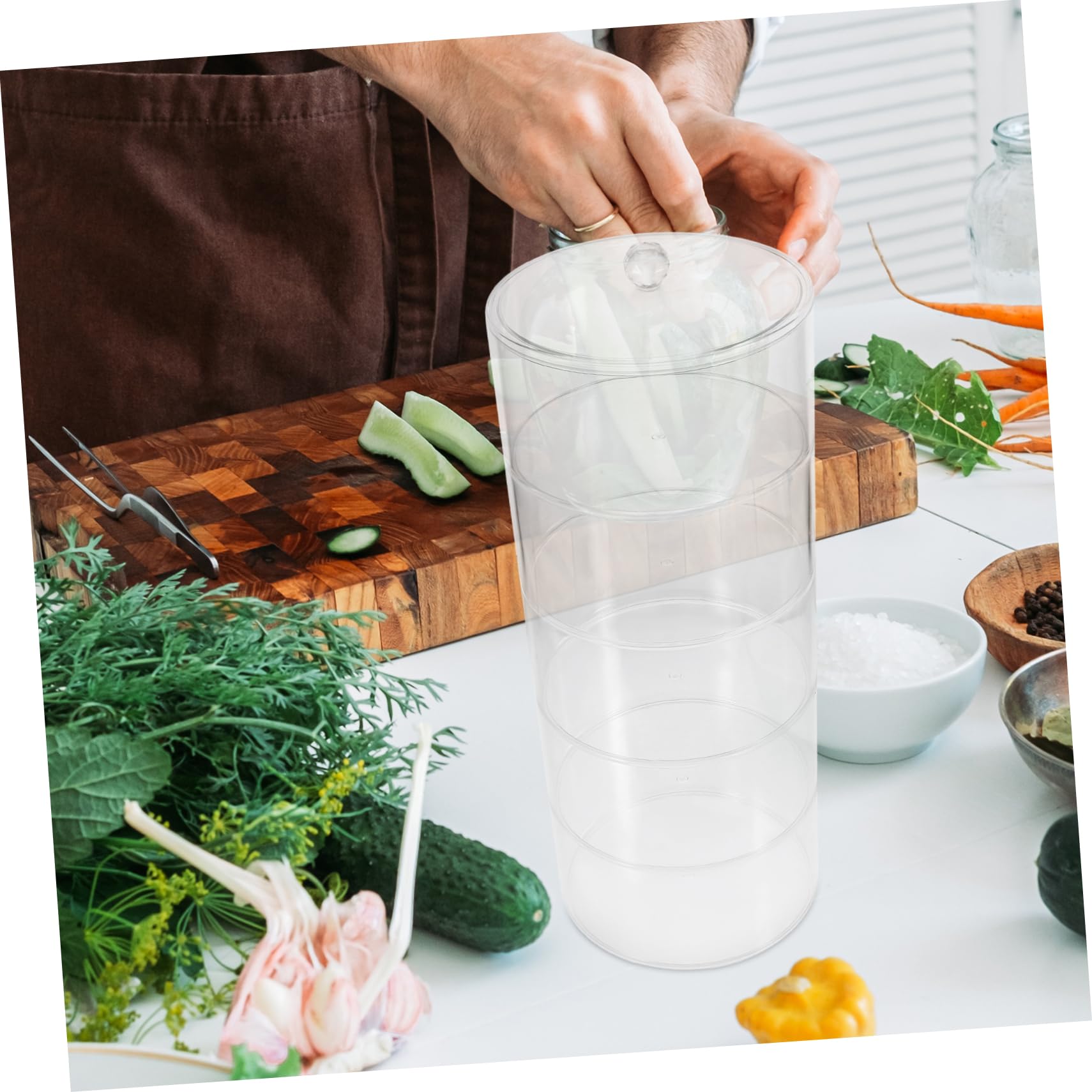 Levemolo Multi-Layer Acrylic Storage Display Box for Capsules Jewelry Watches Belts Stackable Organizer View for Efficient Home Office Use