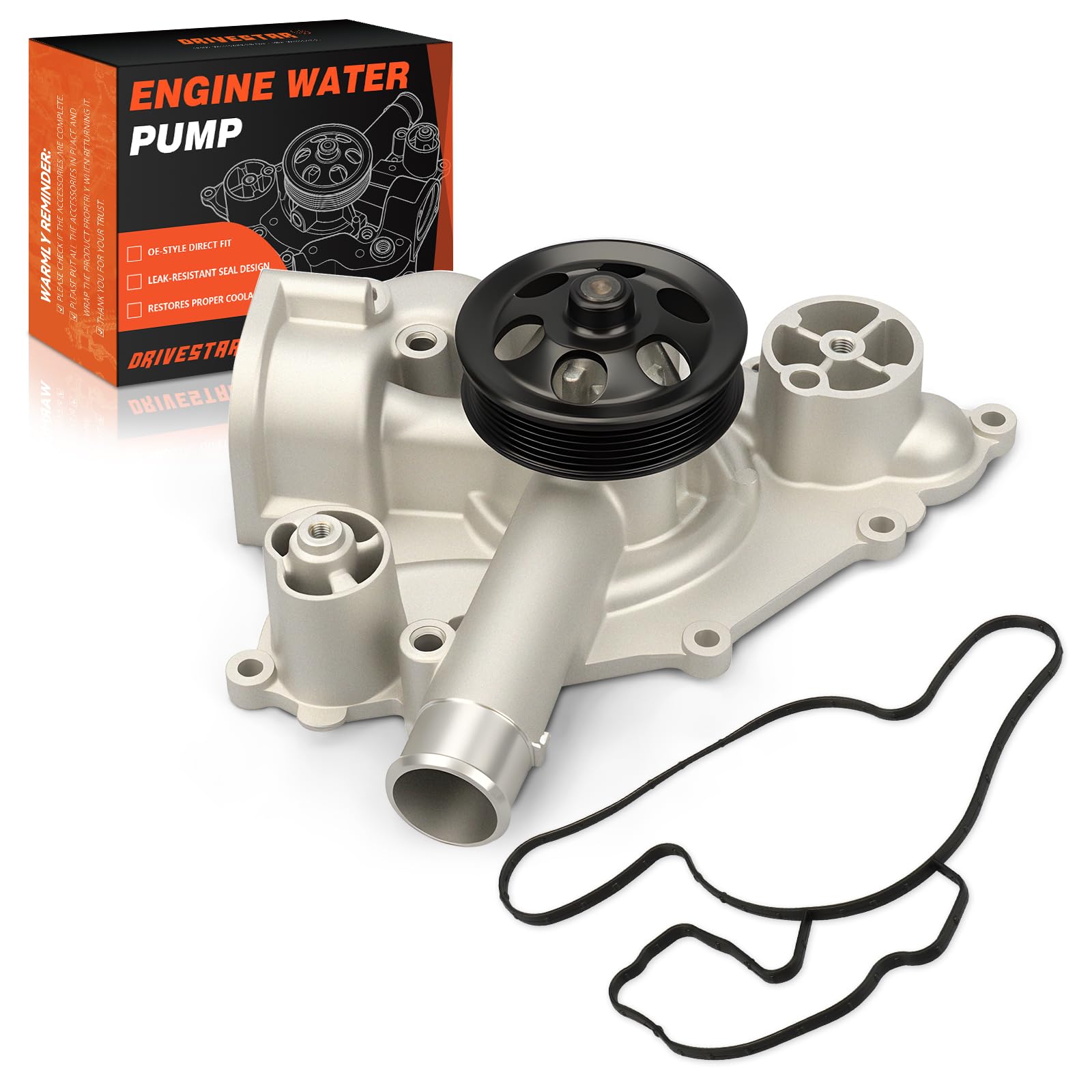 Amazon | DRIVESTAR AW6653 エンジンウォーターポンプ ガスケット付き