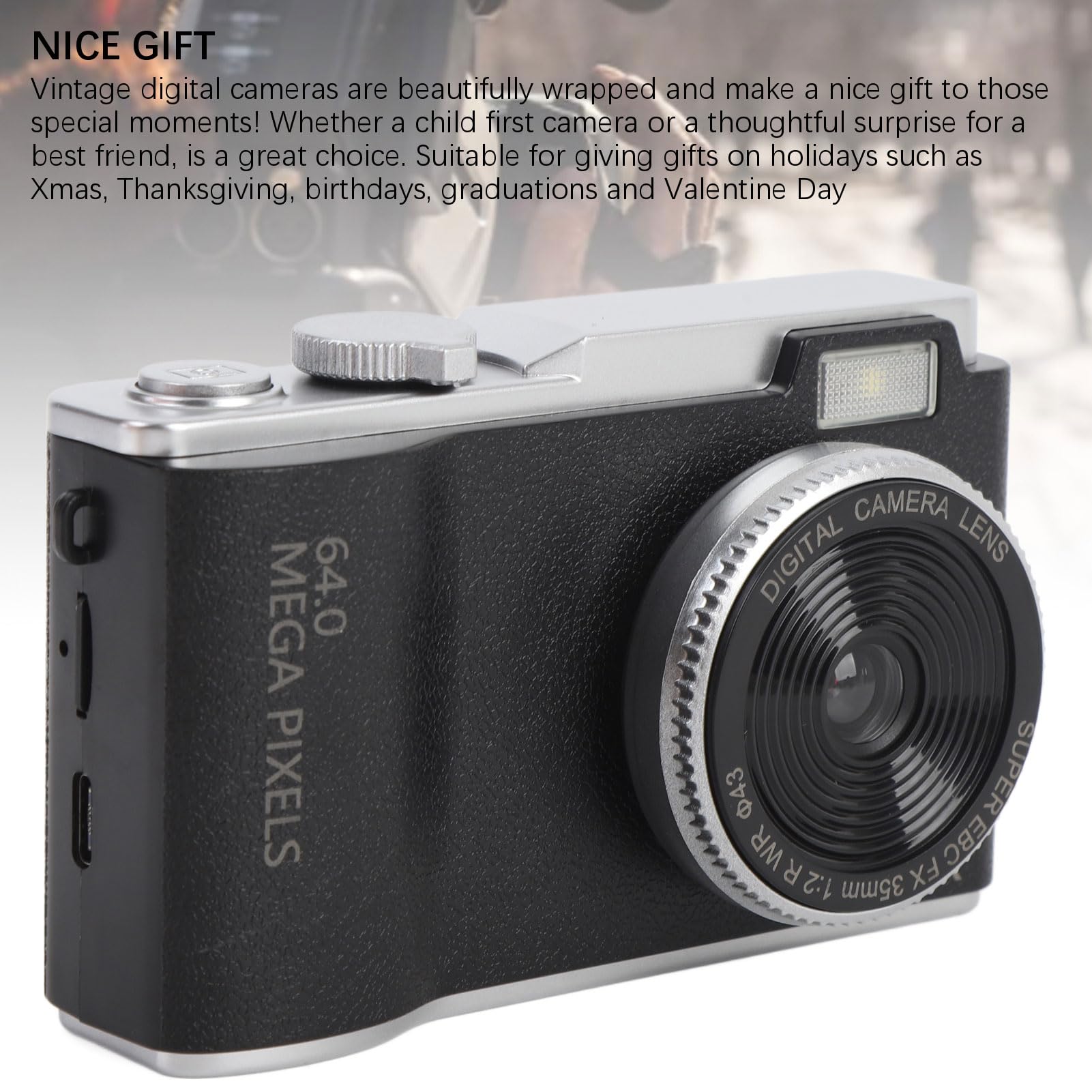 非常に珍しいカメラ Amazon | 写真用 4K デジタルカメラ、16 倍ズーム付き 64MP