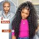 PLADIO 30 Inch 13x6 Deep Wave Lace Front Wigs Human Hair 180 Density Deep Curly Lace Front Wigs Human Hair for Women Glueless Lace Frontal Wig Pre Plucked with Baby Hair(30inch 13x6curly) Product Image 5