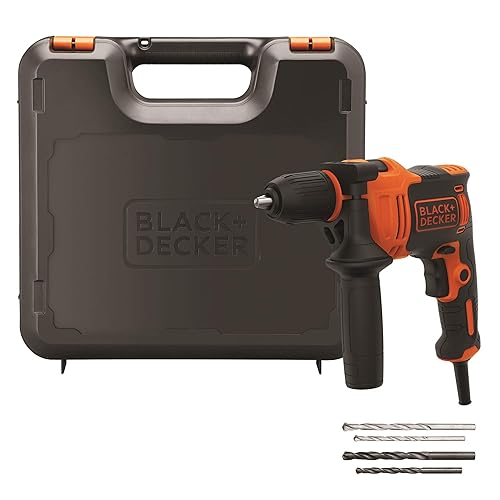 Immagine del prodotto Black+Decker BEH710K-QS Trapano A Percussione A Filo Compact, 710 W, arancione Nero, 29.5 x 10 x 29 cm 2 Kg
