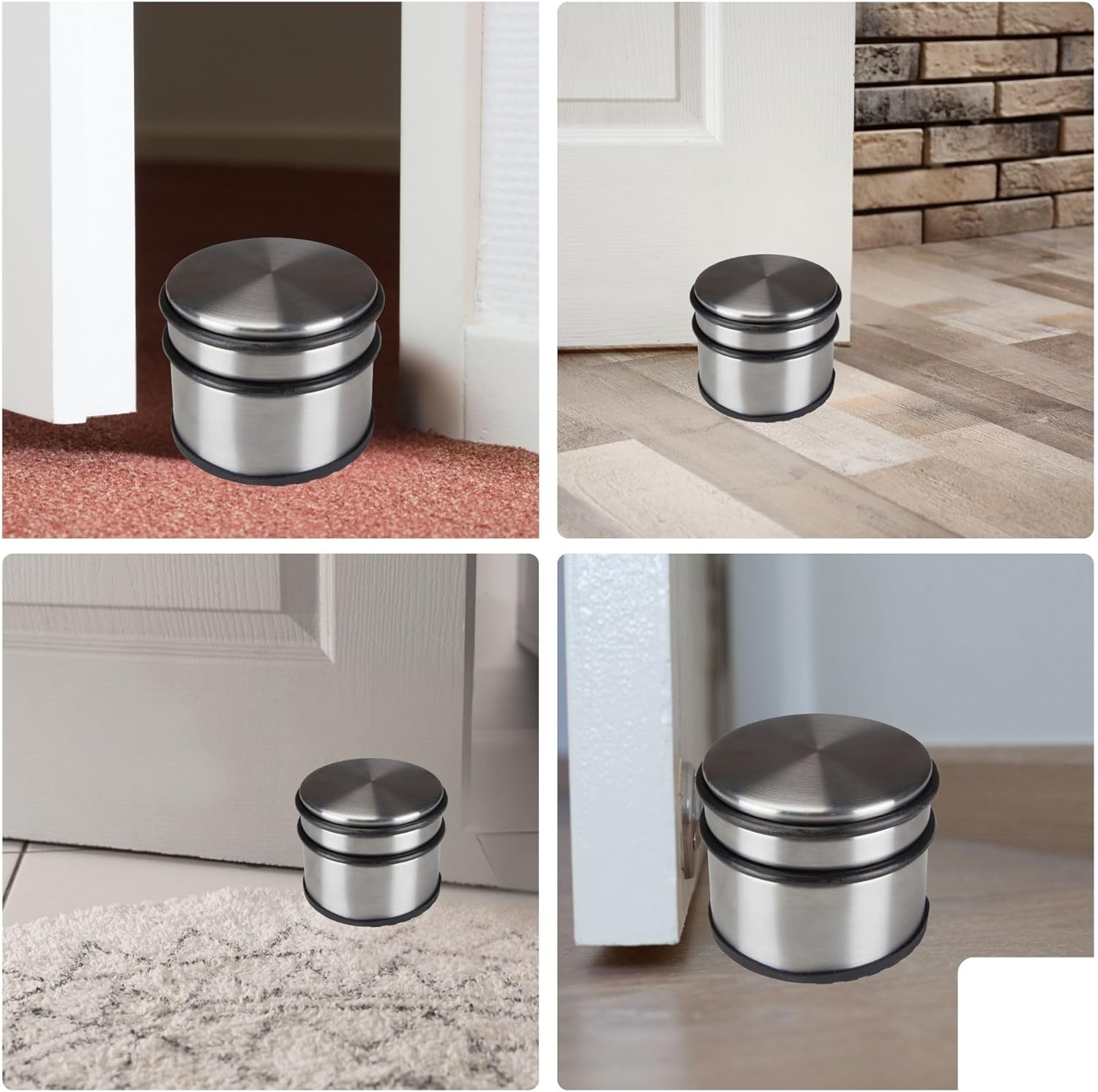 Rozsdamentes acél ajtótartó modern design