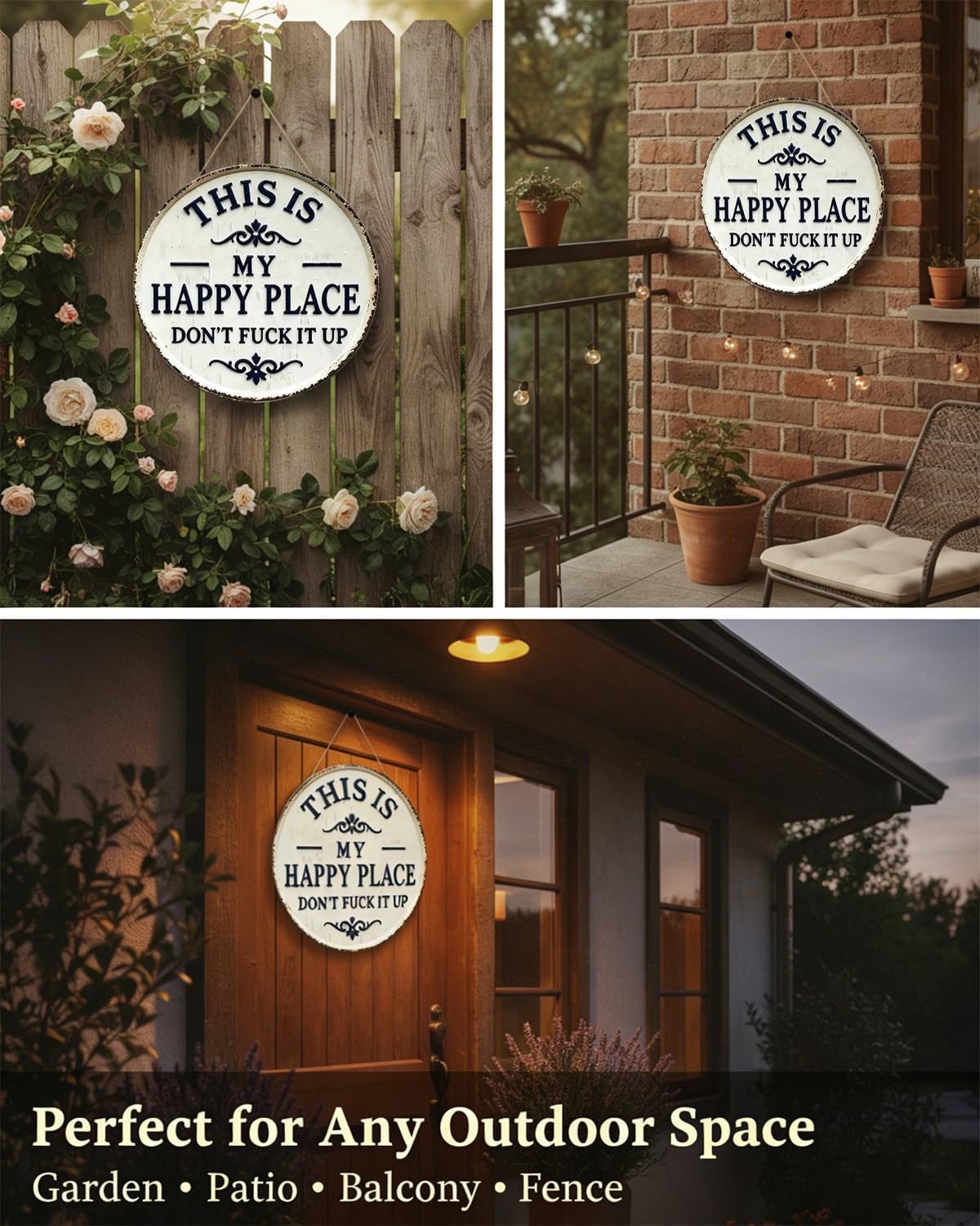 Vintage Statement Metal Sign — view 5