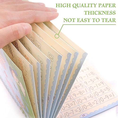 Miniatura 4 de Larcenciel 4 cuadernos de práctica mágica, libros de escritura ranurados para niños con bolígrafo, libro de caligrafía reutilizable para