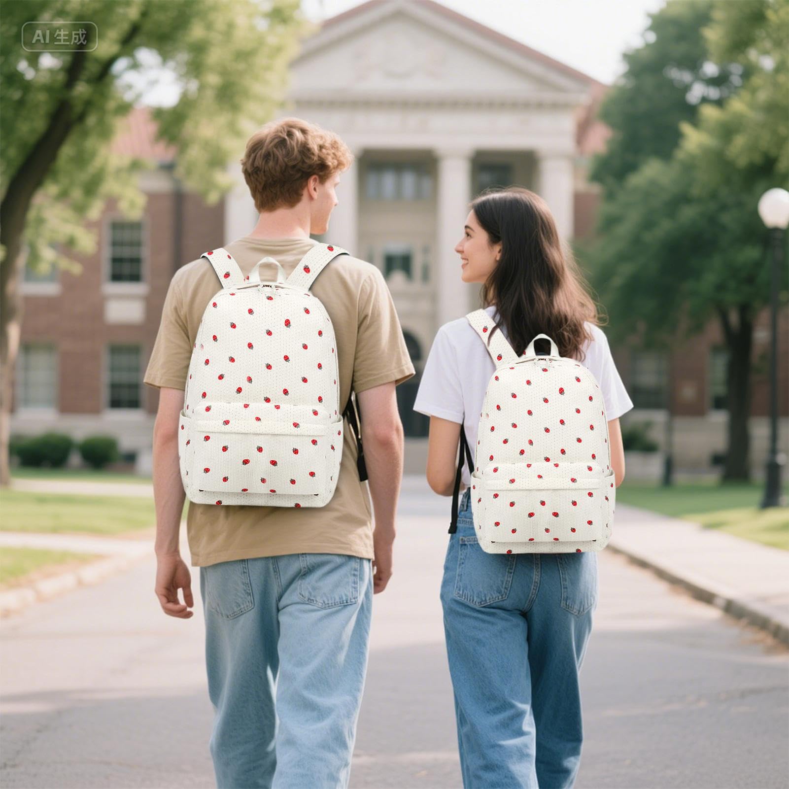 Mochila Escolar Infantil,Set de Accesorios de Lindo,Estuche para Mujeres Niñas - Deporte Universidad Senderismo Excursion Camping Actividades Exteriores