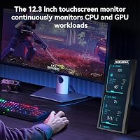 Prechen 12.3" hordozható érintőképernyős monitor 1920x720 IPS, összecsukható állvánnyal és hangszóróval 5