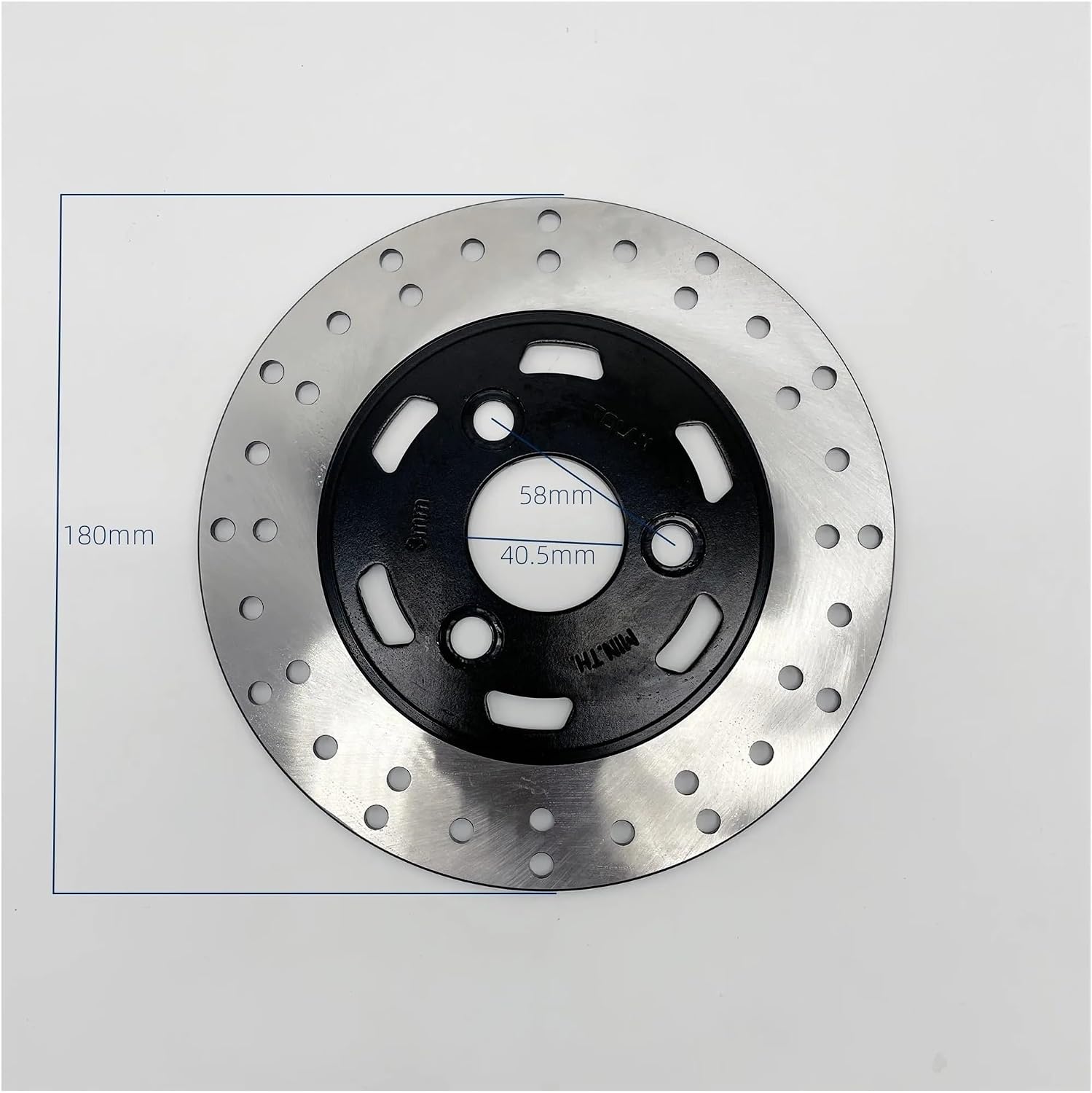 Universal 180/190/220mm Stainless Steel Motorcycle Scooters Brak E-motorcycle Rotor Brake Disc(180mm-58-48-Raised)