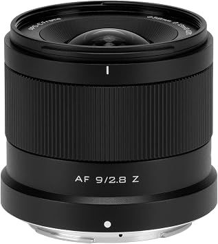 VILTROX 9 mm f2.8 Z, AF 9 mm F2.8 Nikon Z Dağı için Z-Montaj, Otomatik Odaklama APS-C Geniş Açı Z Nikon Z7 II Z fc Z6 II Z50 II Z6 III Z6 Z7 Z30 Z8 Z9