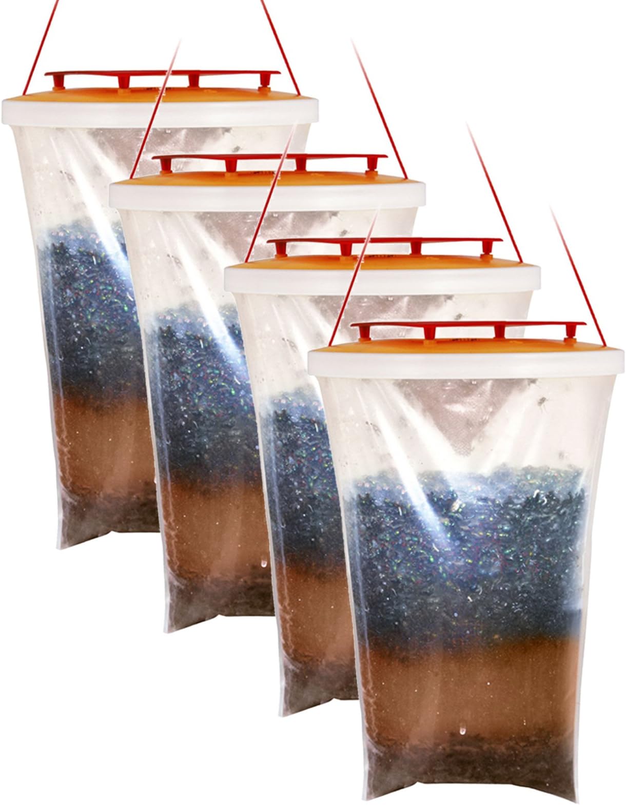 Red Top Fly Traps (Pack of 4)