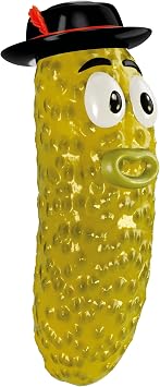 KNUCKLHEAD Gag Gifts for Adults & Kids - Yodeling Pickle - Funny White Elephant Gifts for Men, Women, Dad, Teens - Small Funny Easter Ideas Basket Stuffers - Weird Toys
