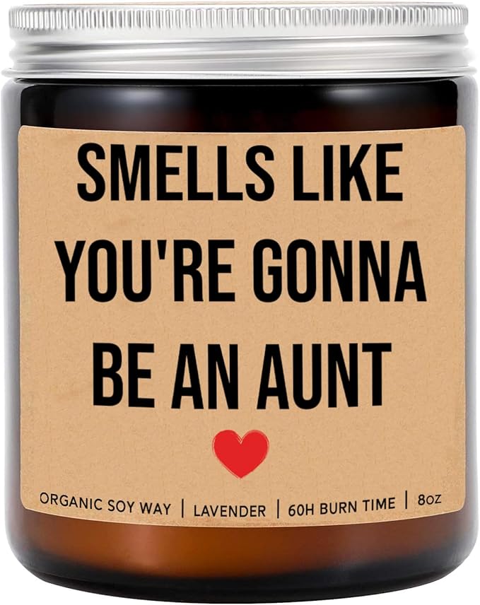 Smells Like You're Gonna Be an Aunt Candle Pregnancy